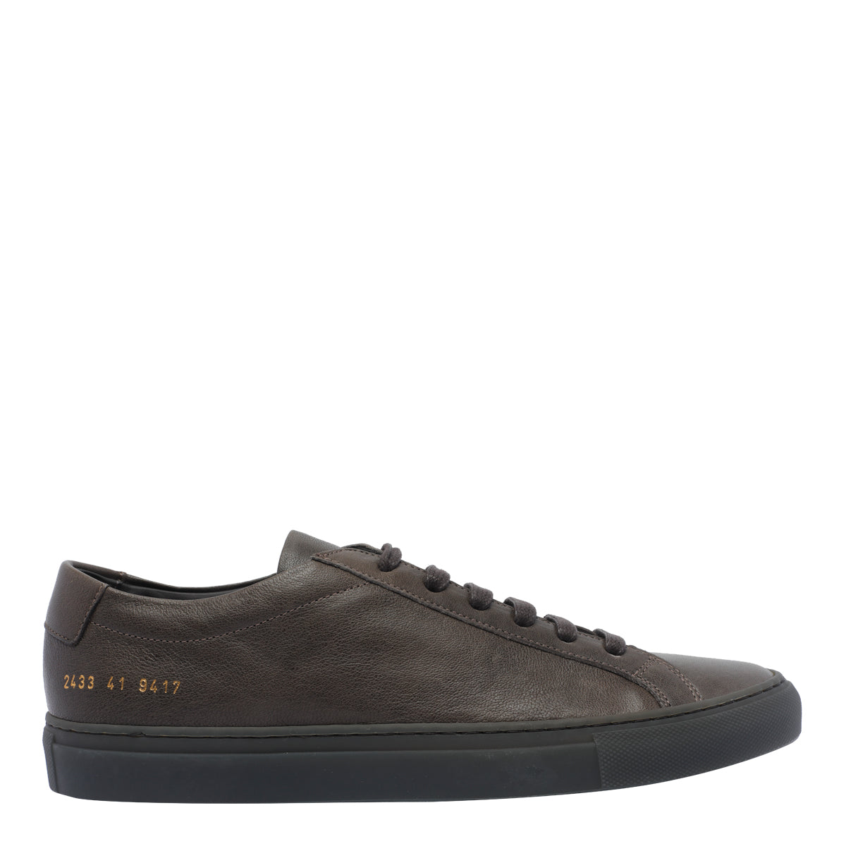 Common Projects Sneakers Brown Calf Leather/rubber Sole