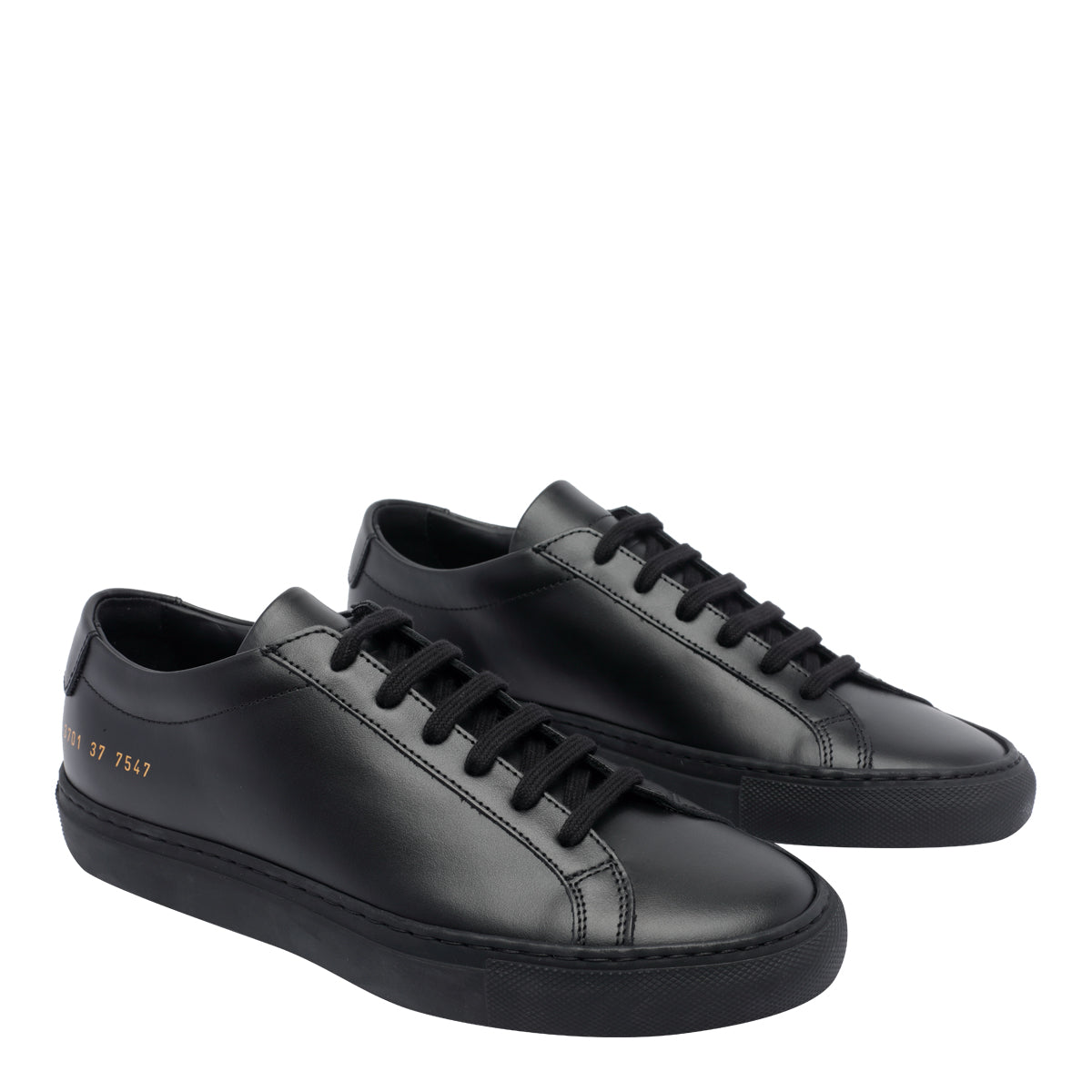 Common Projects Sneakers Black Calf Leather/rubber Sole