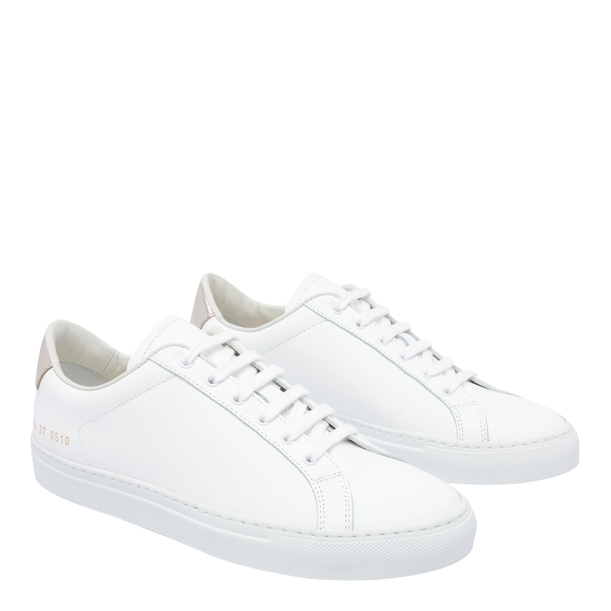Common Projects Sneakers White Calf Leather/rubber Sole