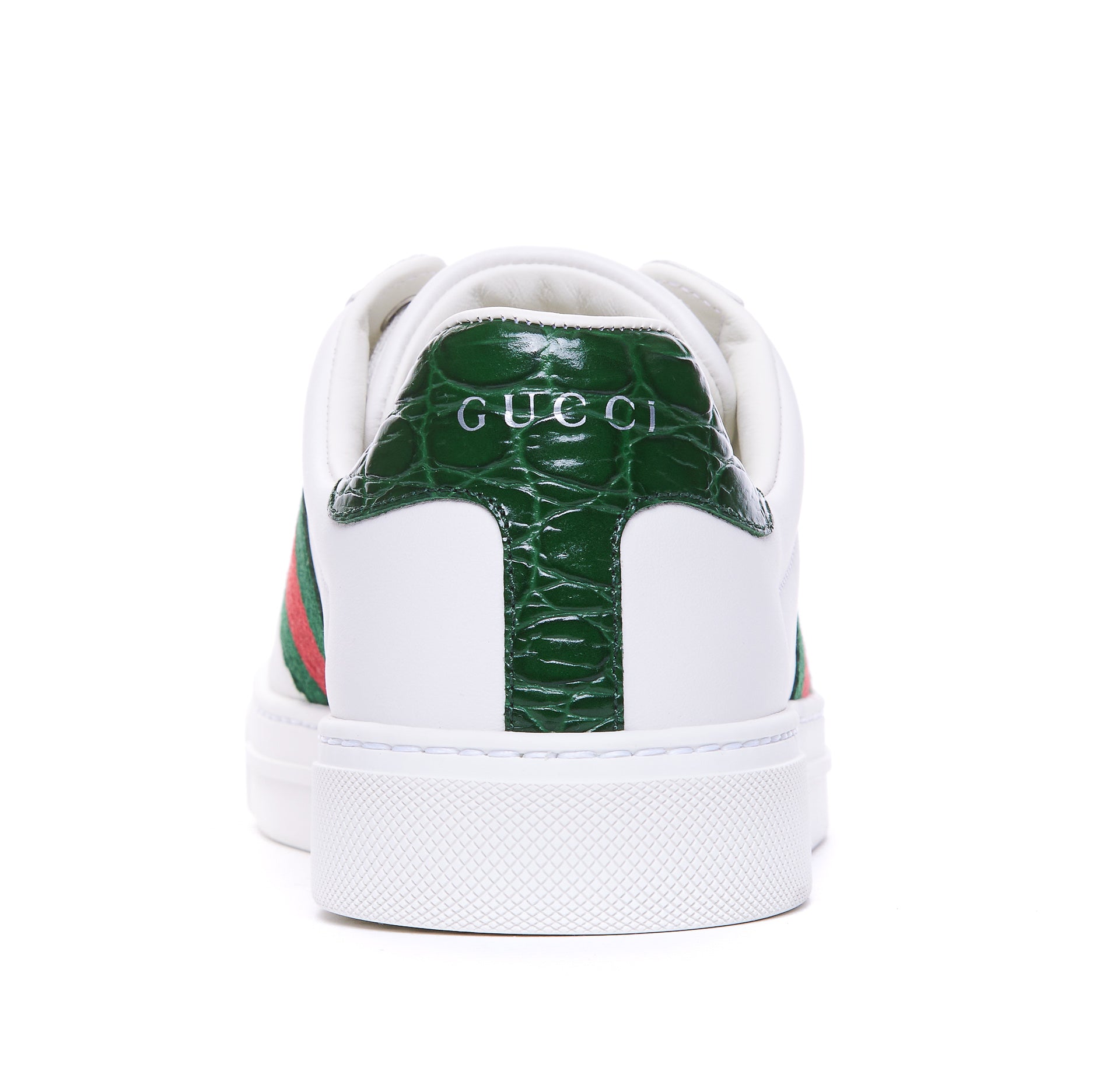 Gucci Sneakers White Calf Leather/rubber Sole