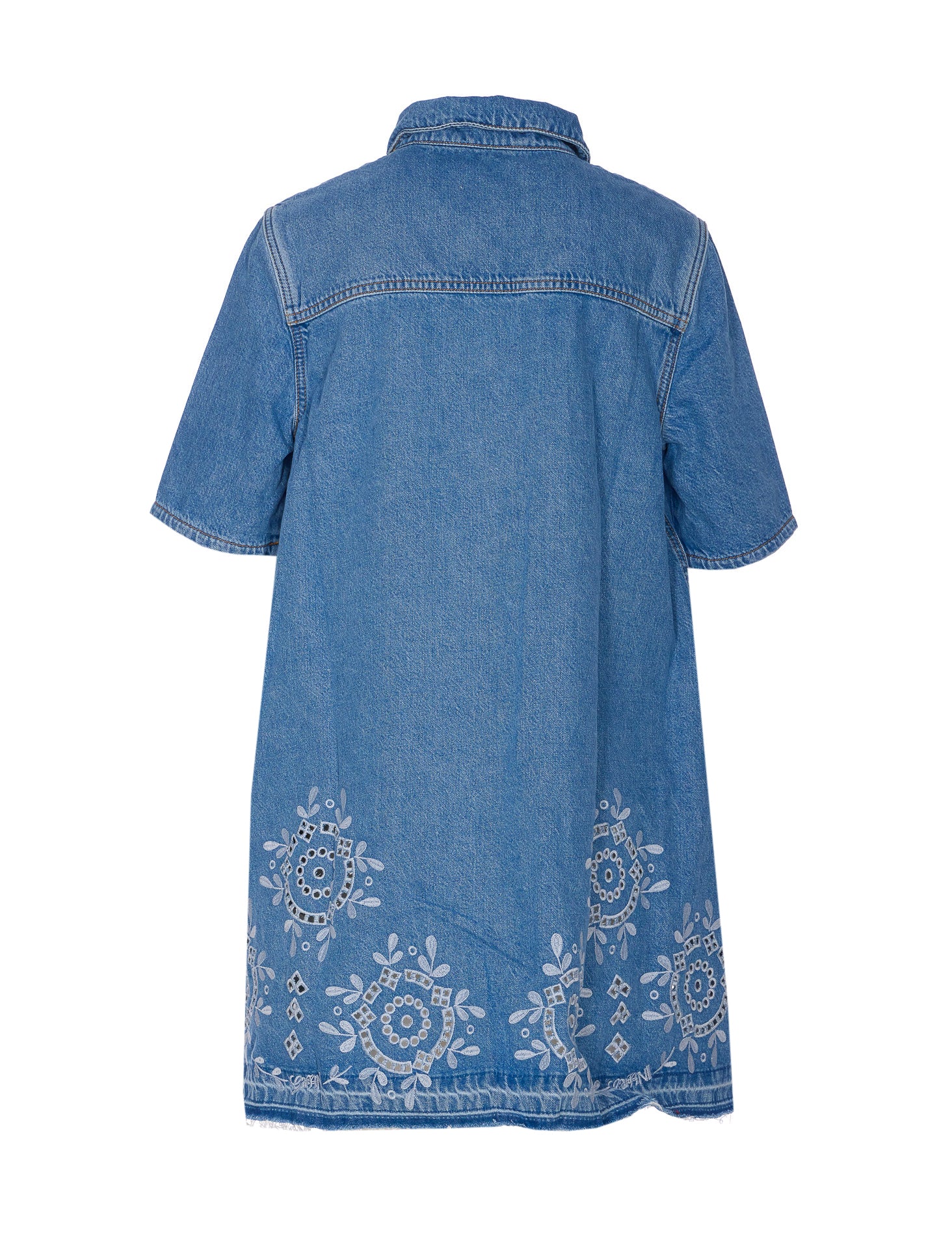 Ganni Dresses Blue Organic Cotton