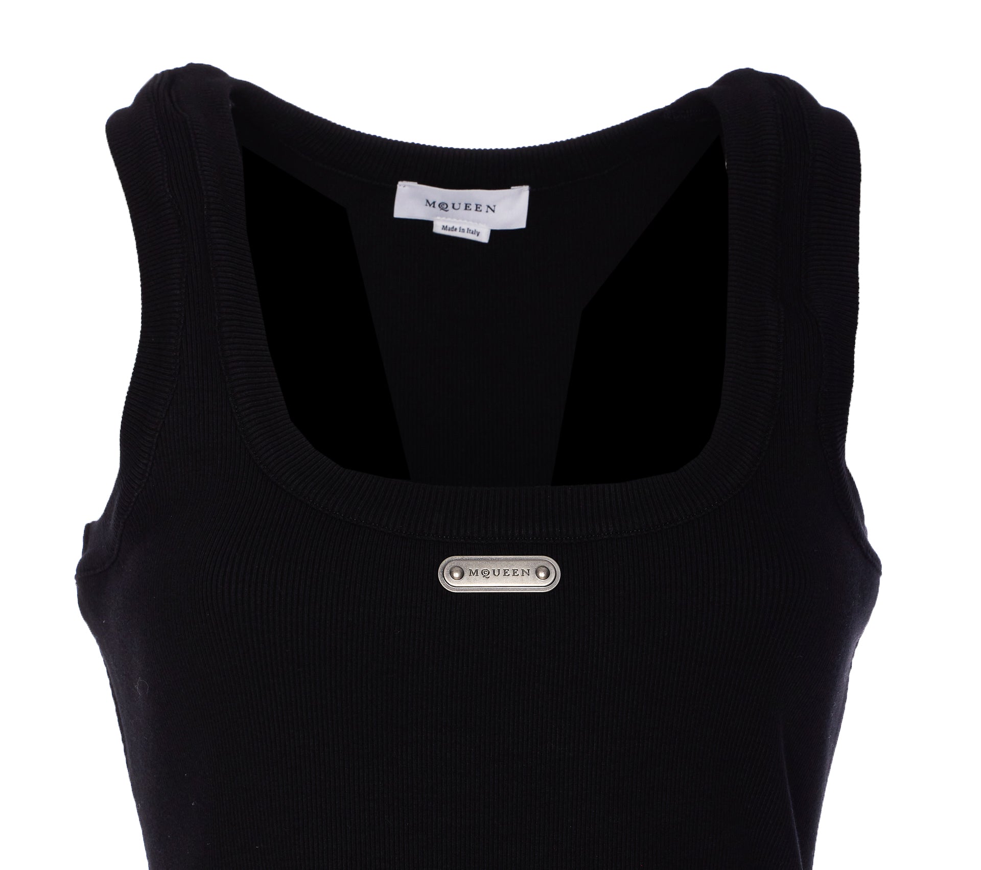 Alexander Mcqueen T-Shirts And Polos Black Cotton