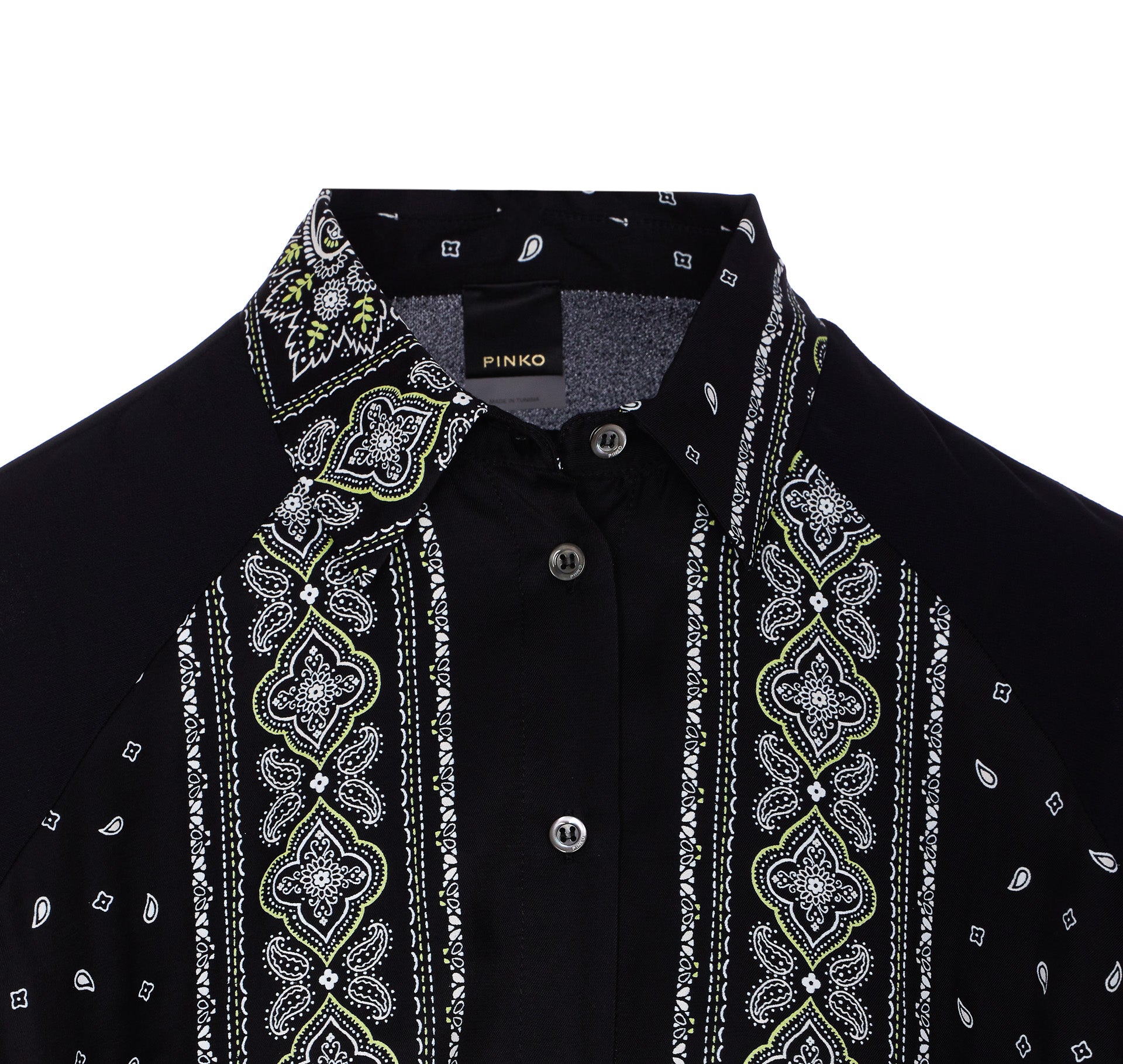 Pinko Shirts Black Viscose