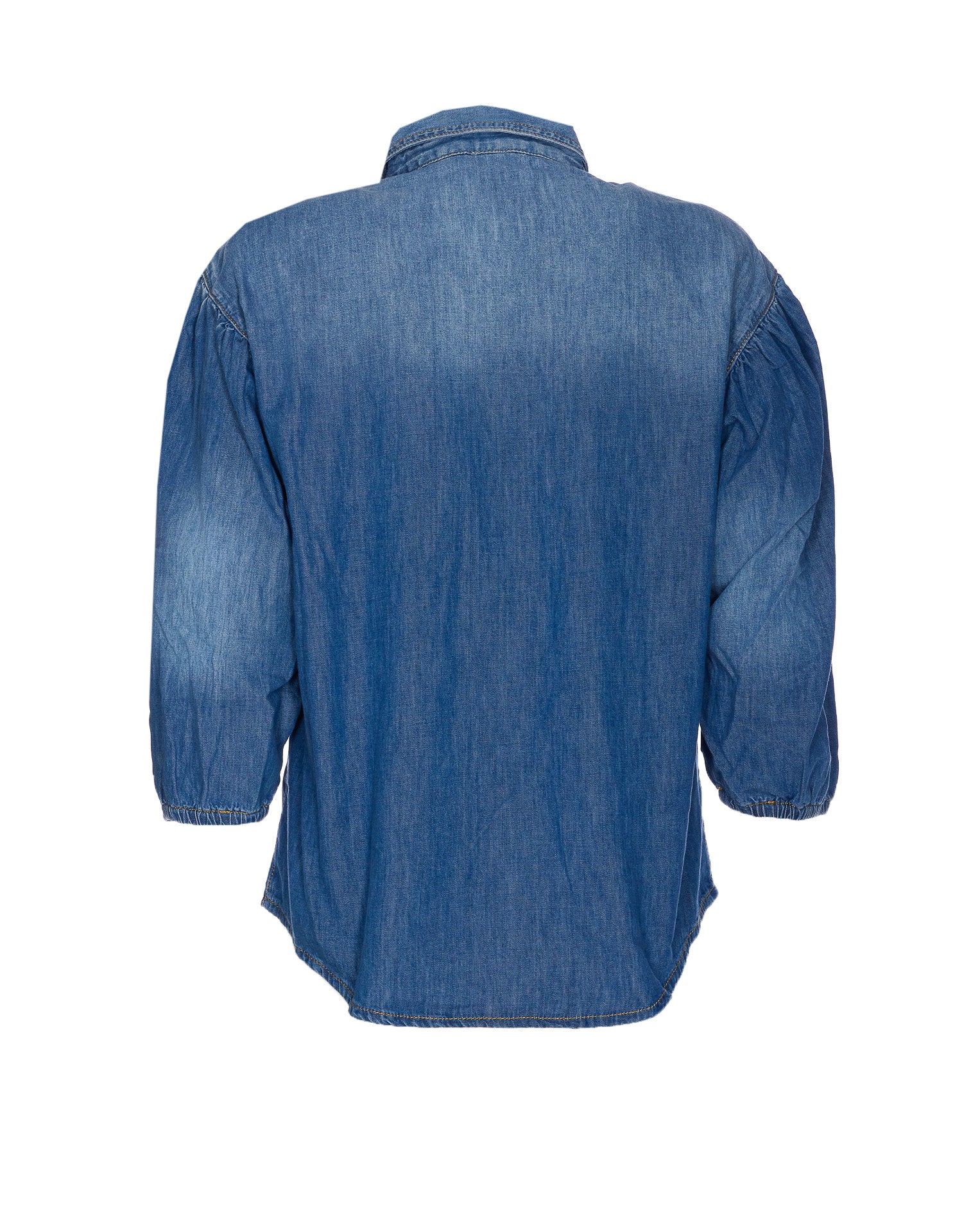 Pinko Shirts Blue Cotton