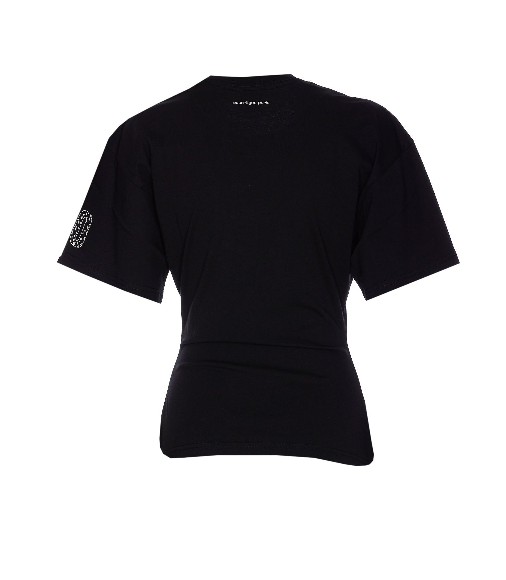 Courreges T-Shirts And Polos Black Cotton