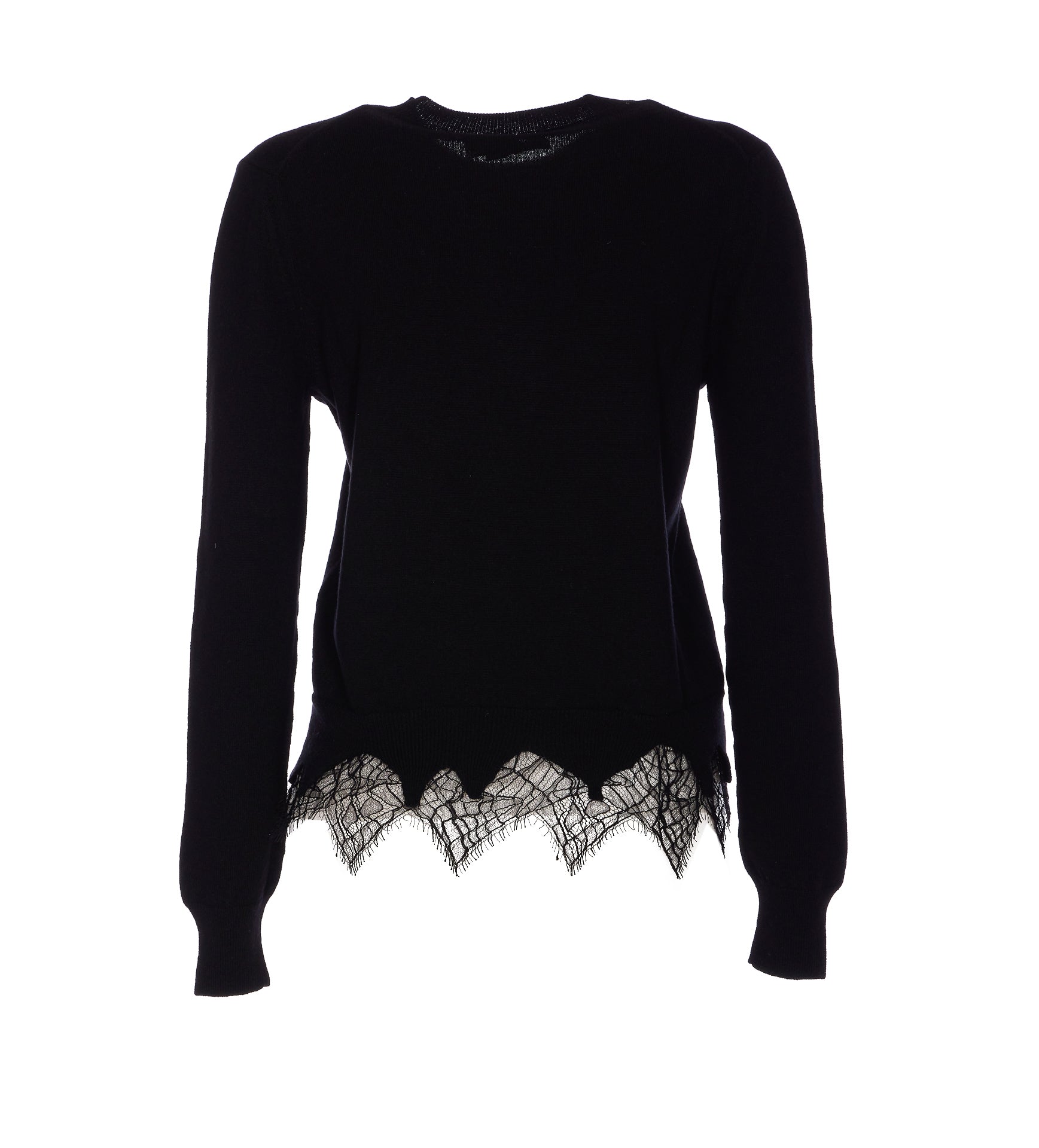 Alexander Mcqueen Sweaters Black Cotton
