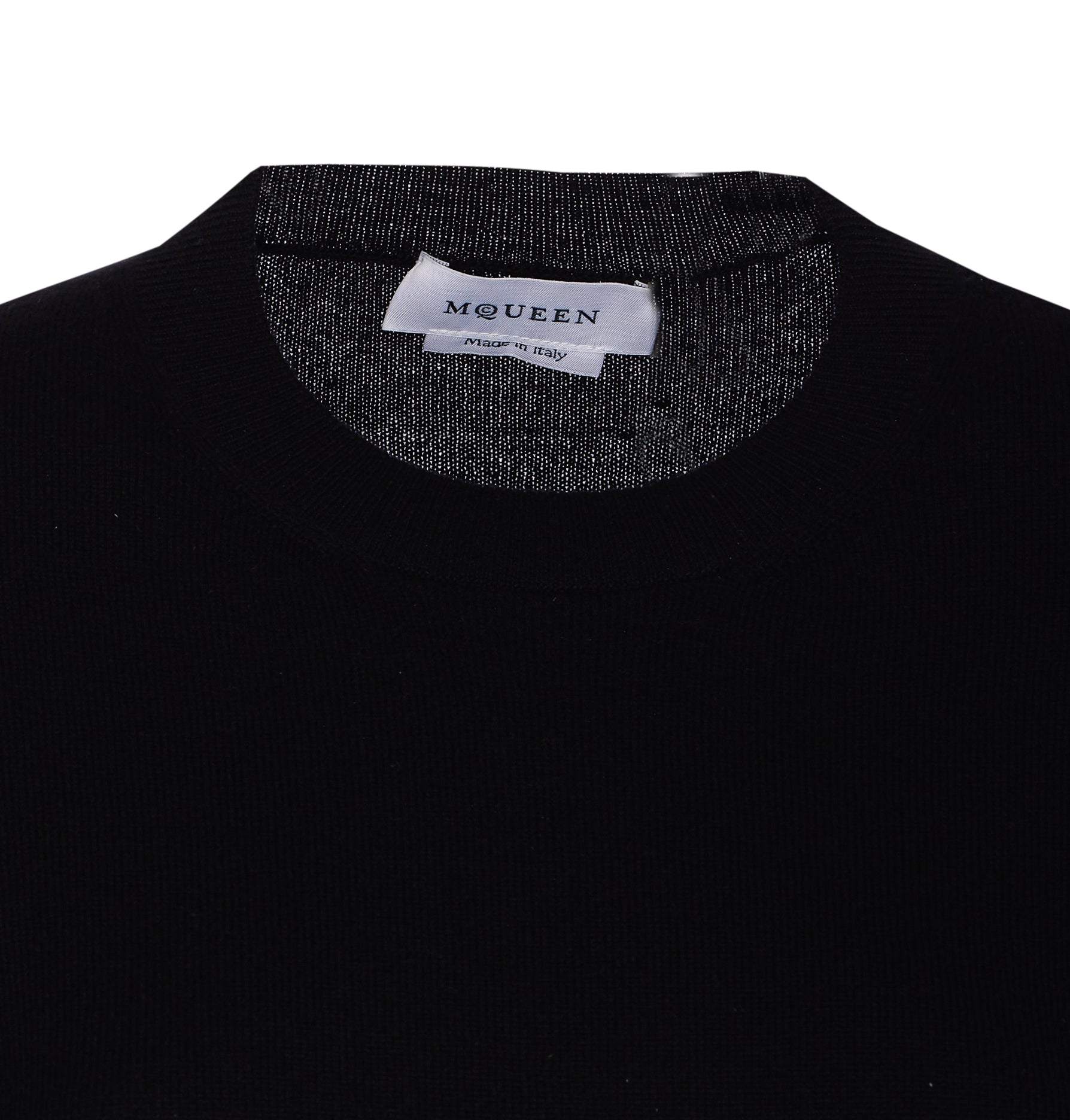 Alexander Mcqueen Sweaters Black Cotton
