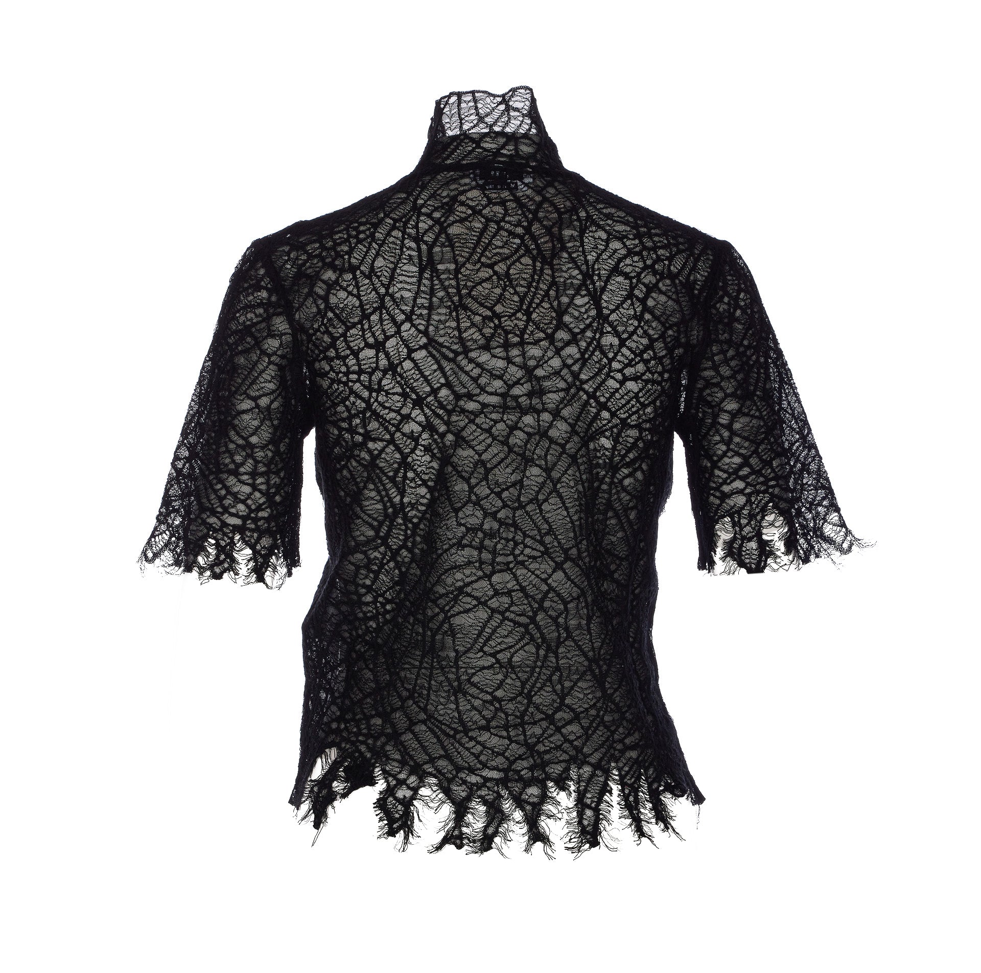 Alexander Mcqueen Top Black Cotton