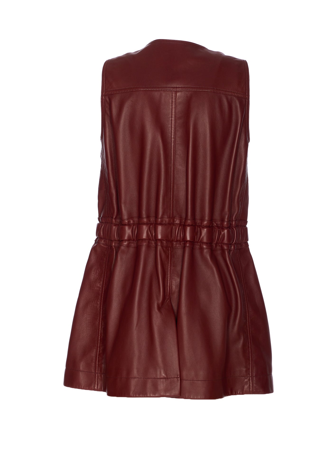 Chloè Dresses Bordeaux Lamb Leather