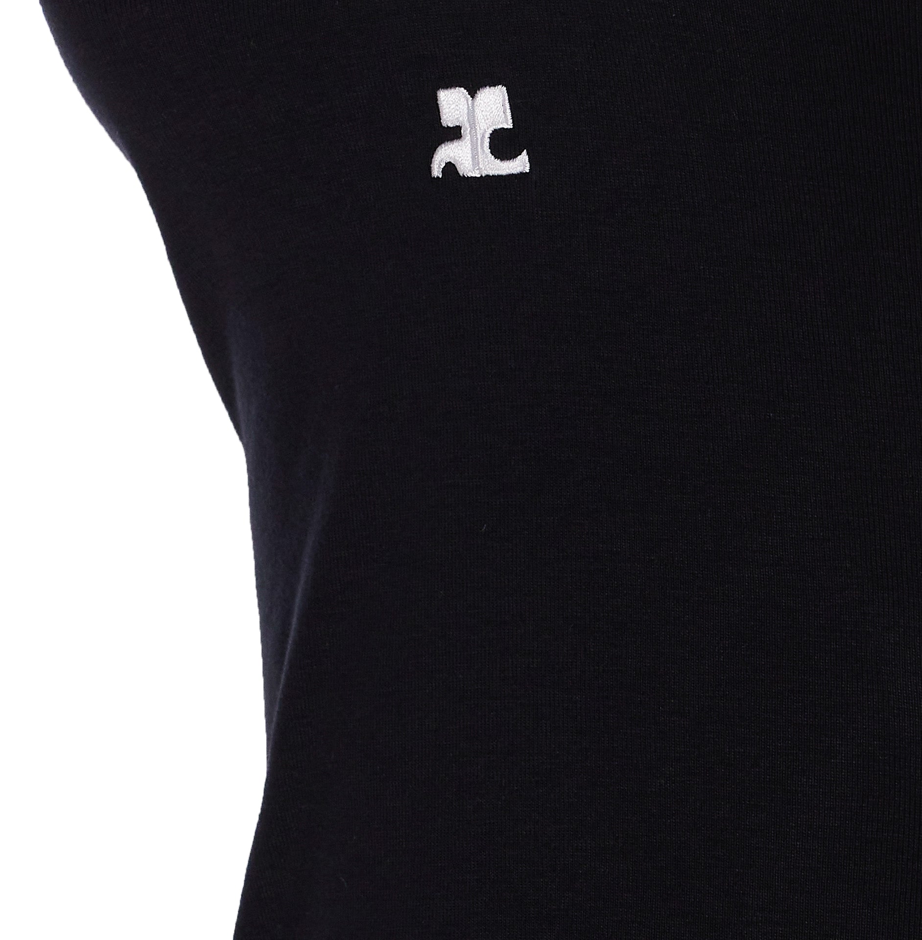 Courreges Dresses Black Cotton