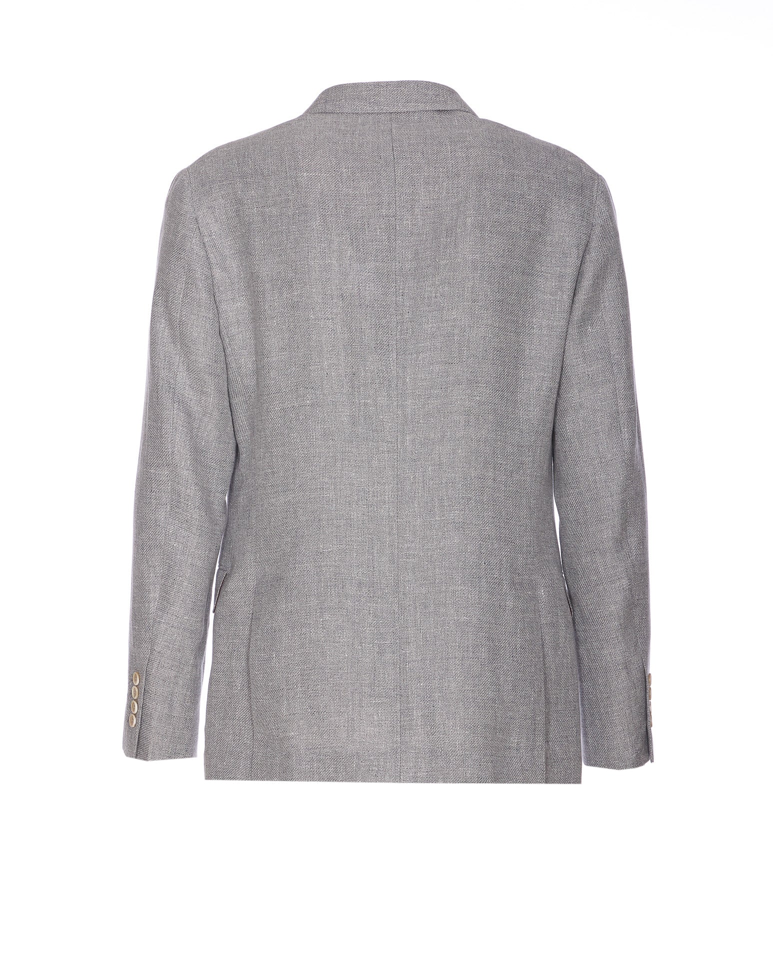 Brunello Cucinelli Jackets Grey Linen