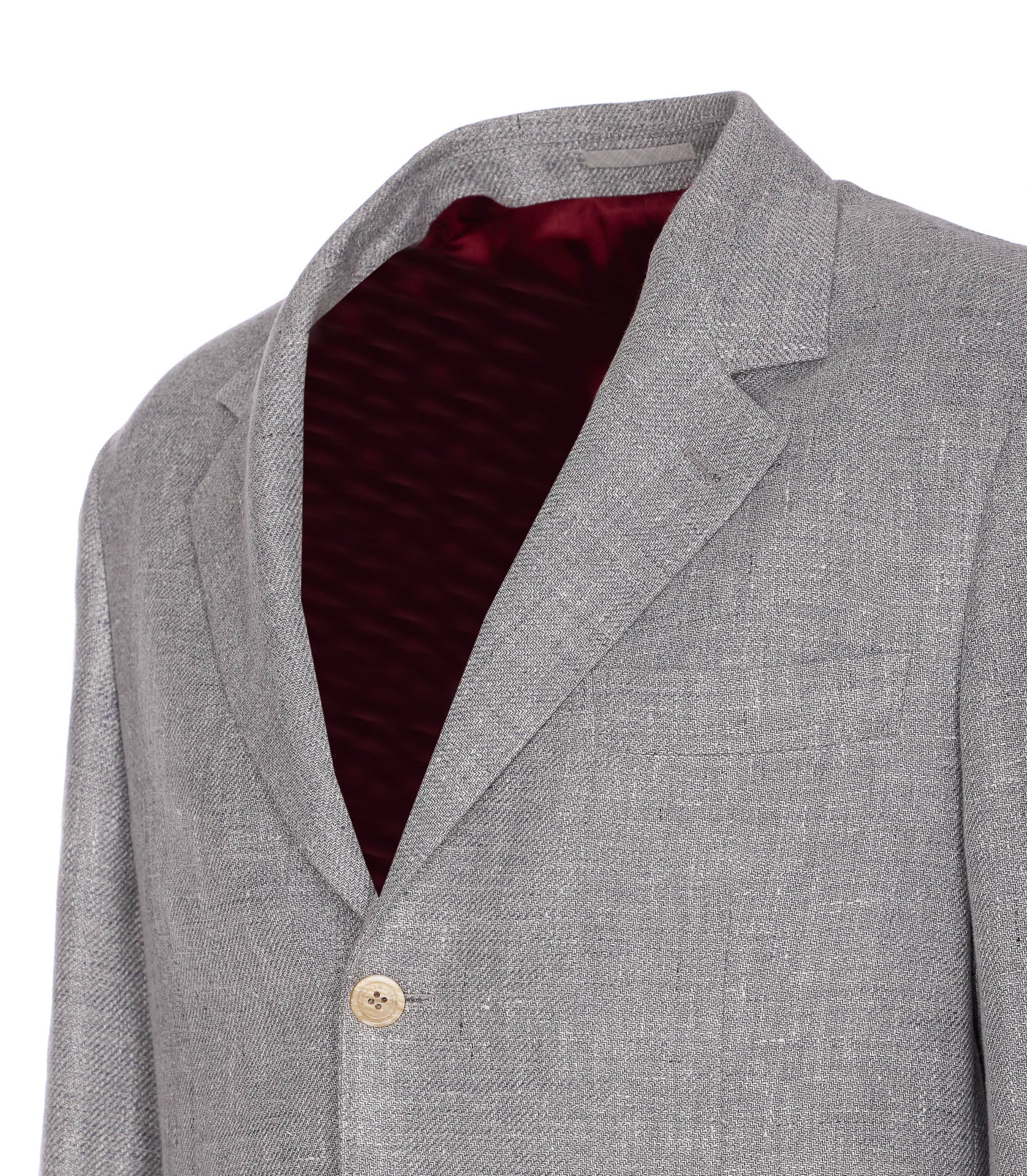 Brunello Cucinelli Jackets Grey Linen