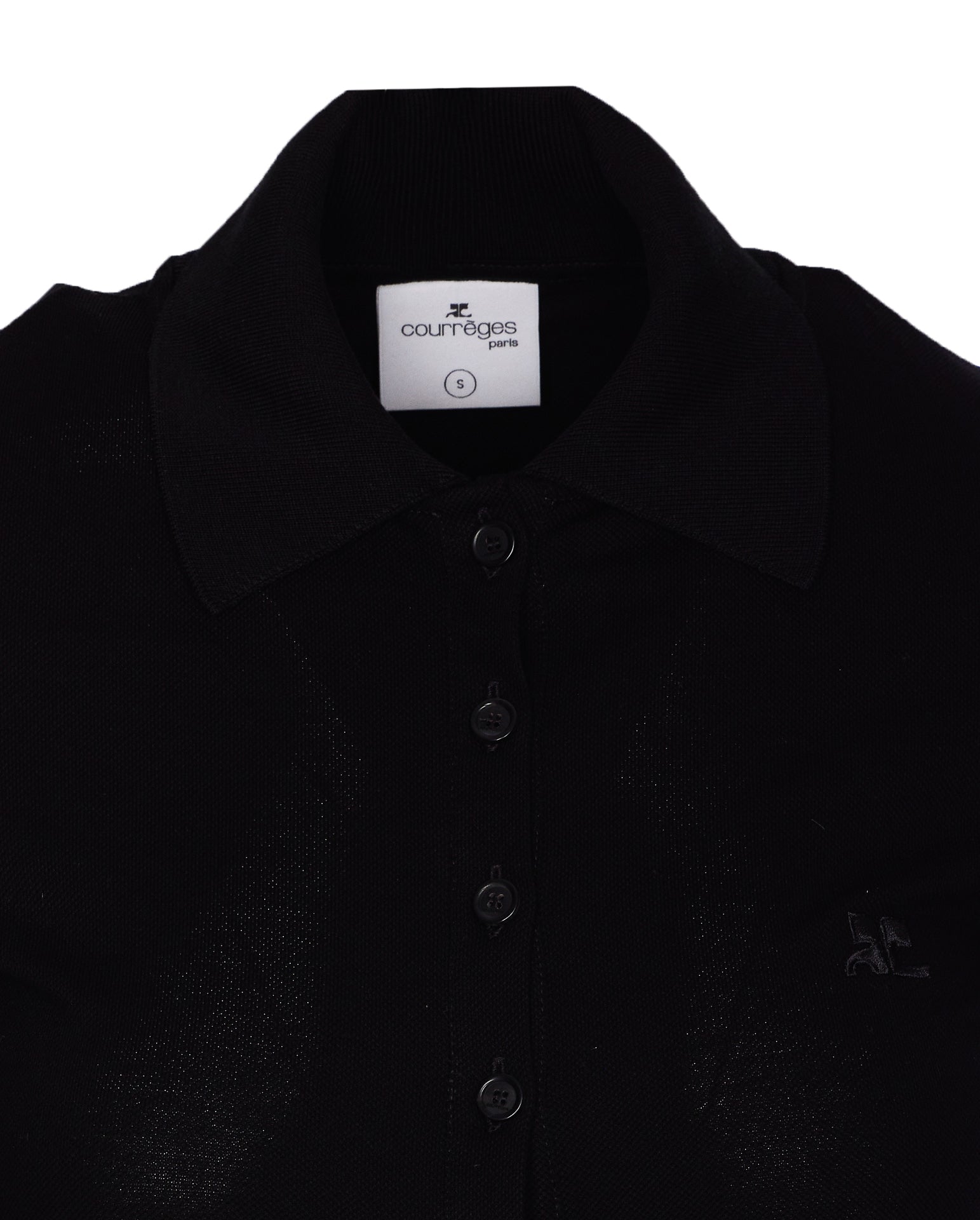 Courreges T-Shirts And Polos Black Cotton