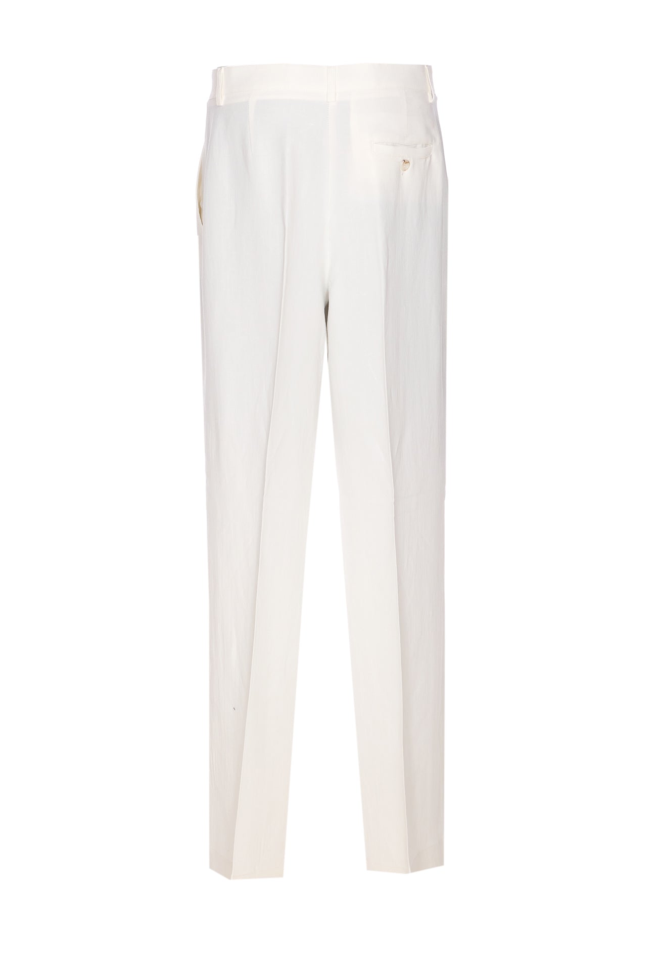 Pinko Trousers White Viscose