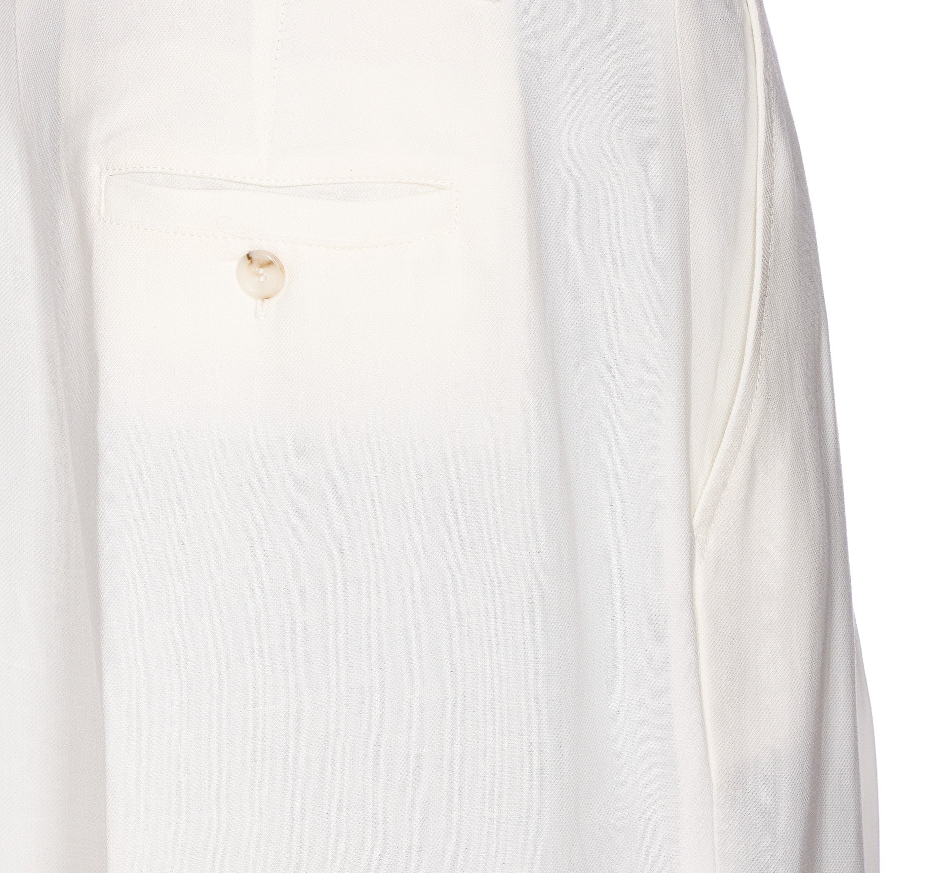Pinko Trousers White Viscose