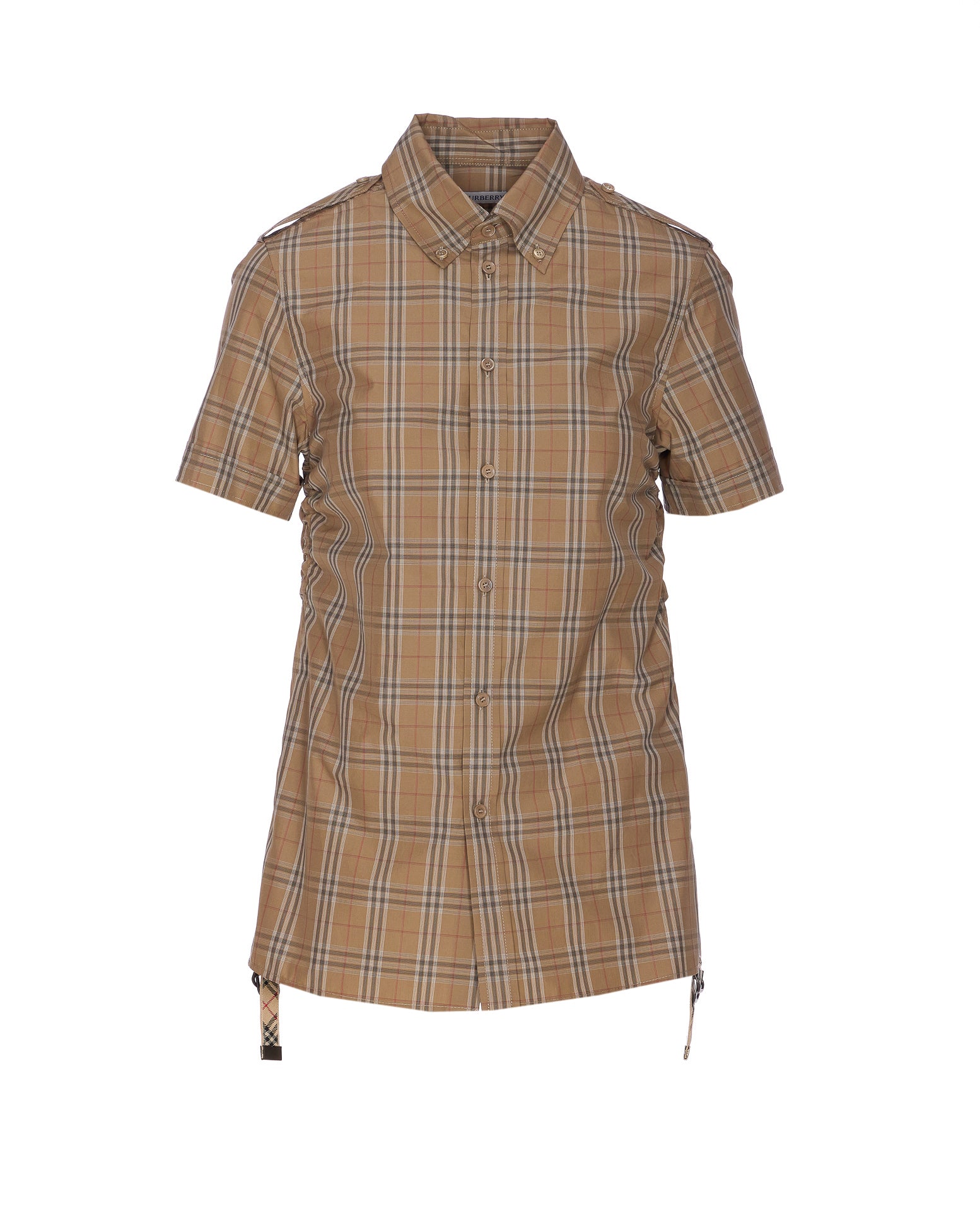 Burberry Shirts Brown Cotton