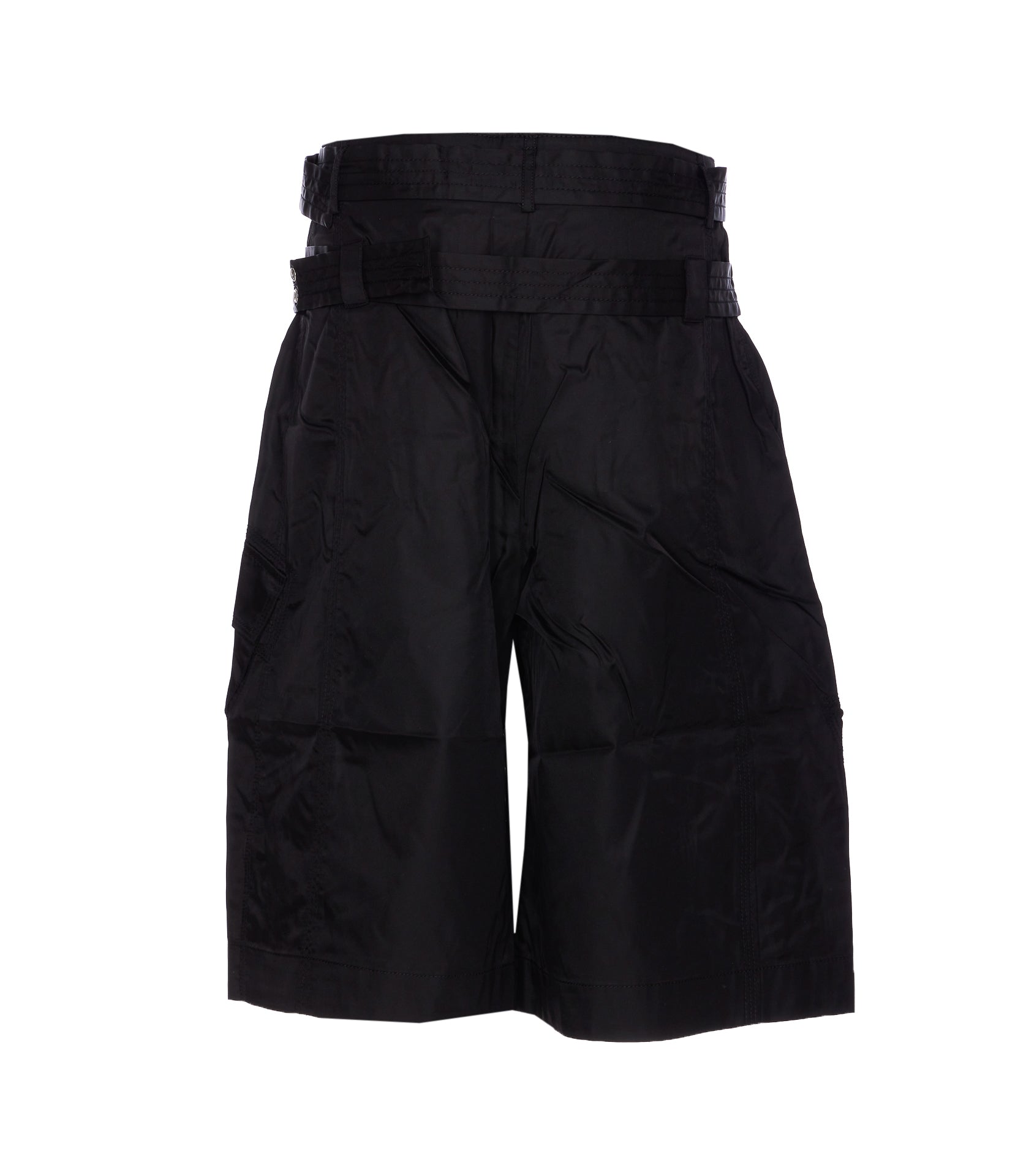Ganni Shorts Black Recycled Polyamide