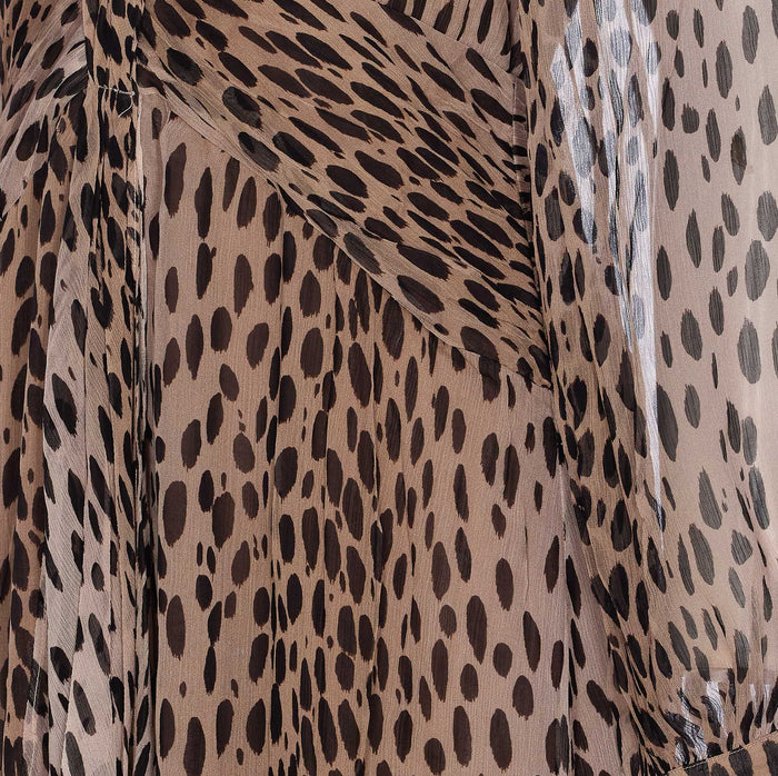 Rixo Dresses Brown Vicose