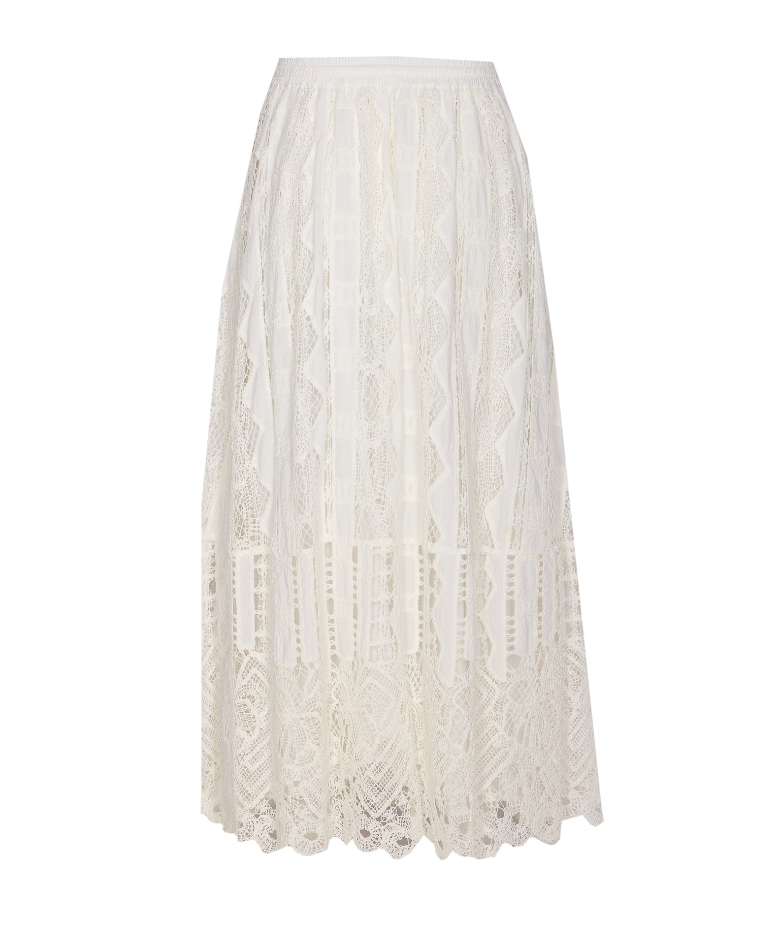 Pinko Skirts White Cotton