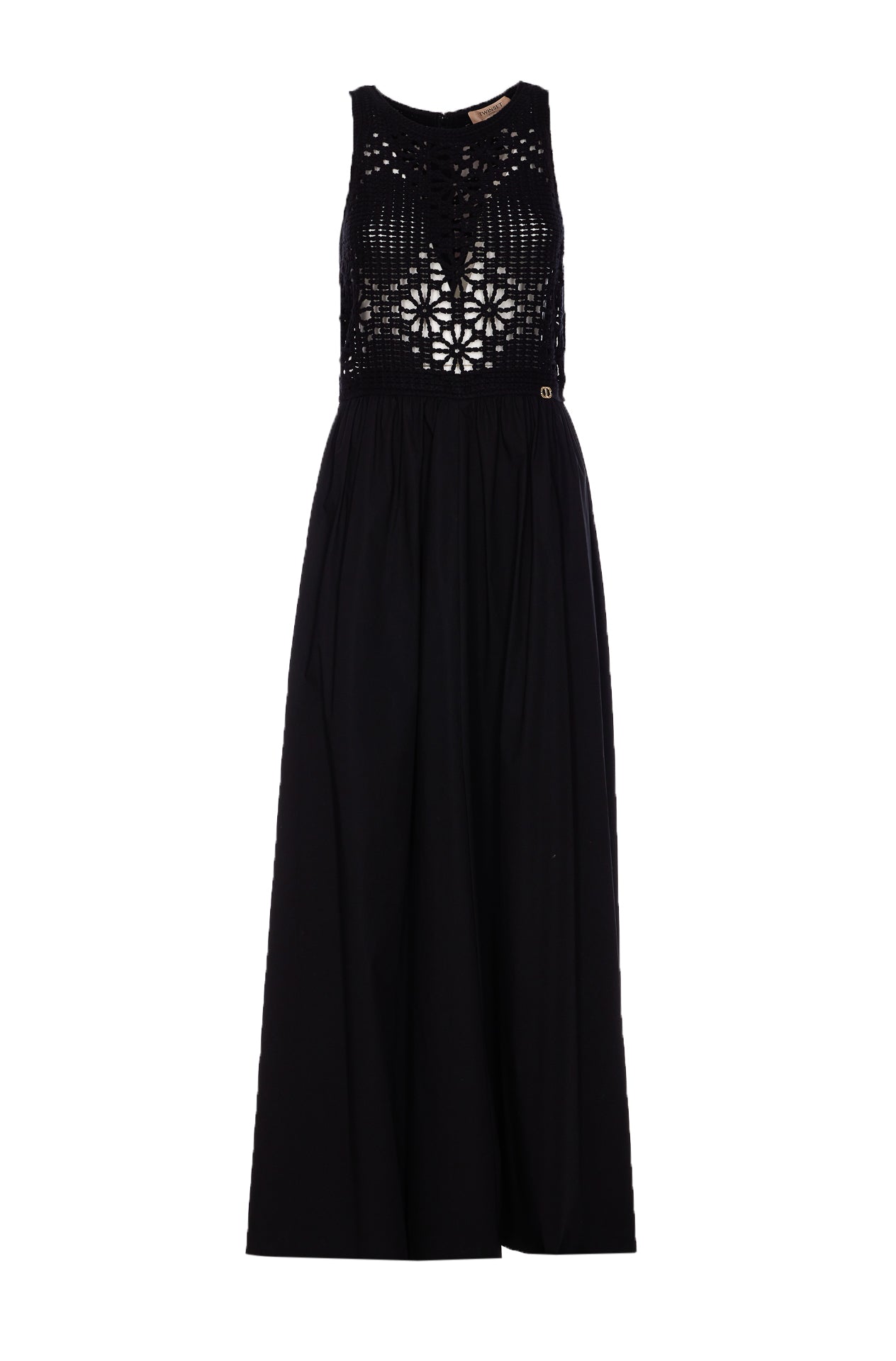 Twin-Set Dresses Black Cotton