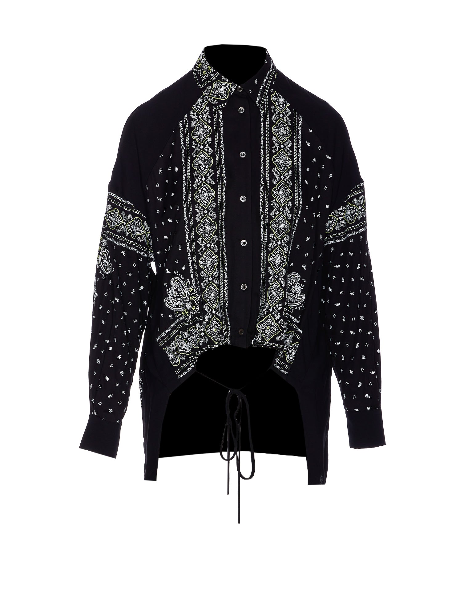 Pinko Shirts Black Viscose