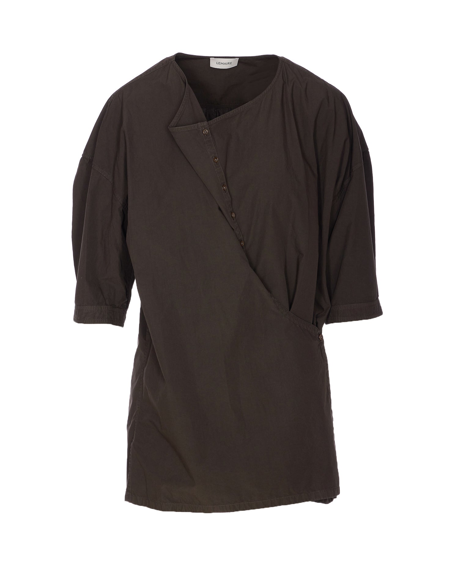 Lemaire Shirts Dark Brown Cotton