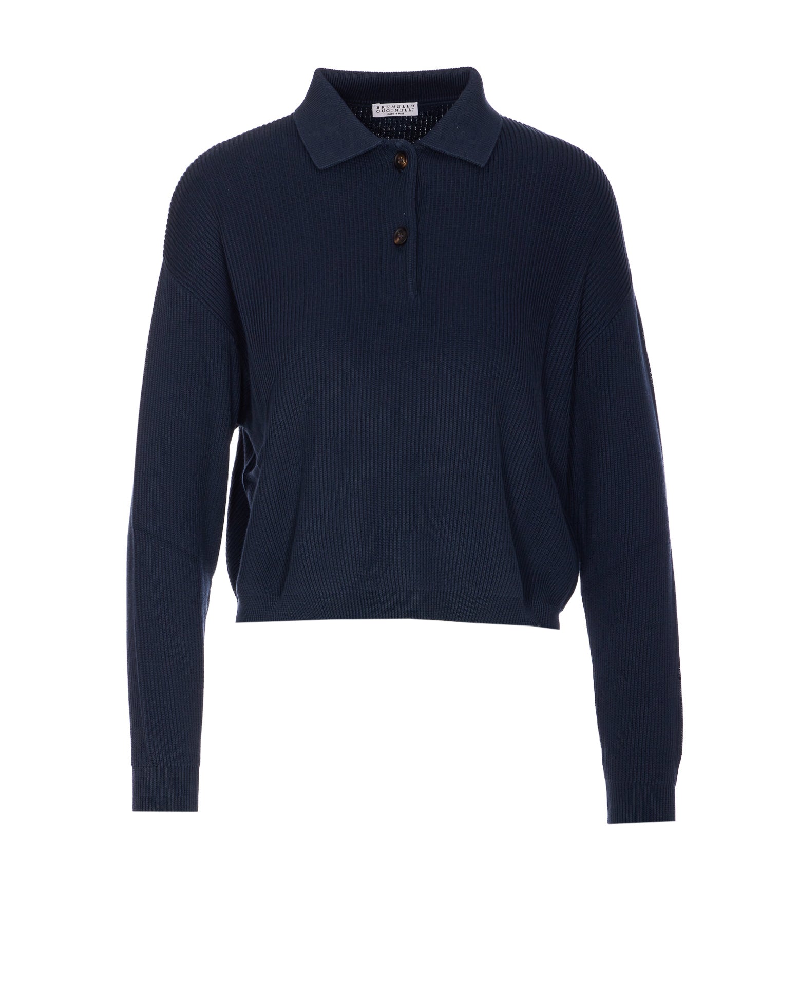 Brunello Cucinelli Sweaters Blue Cotton