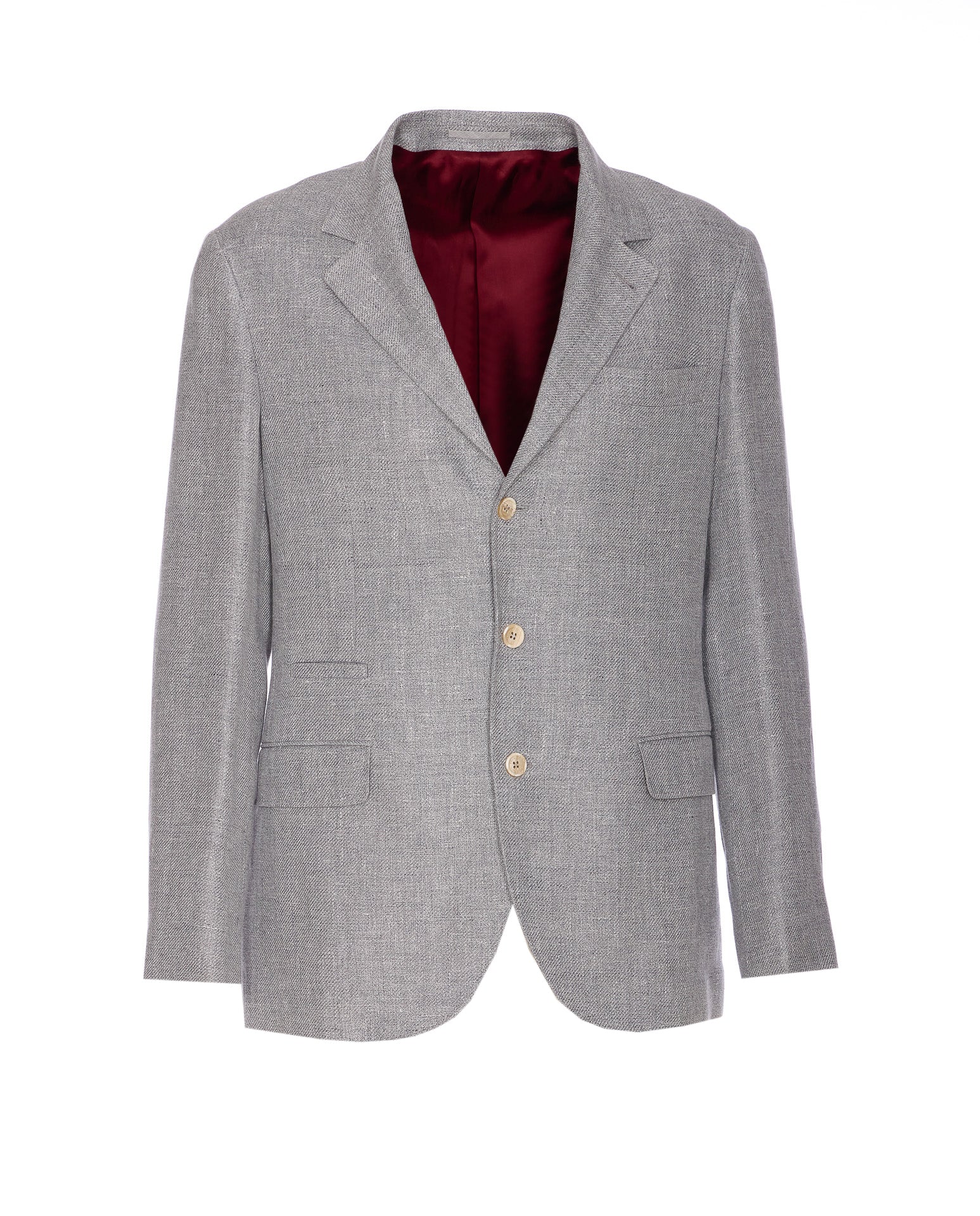 Brunello Cucinelli Jackets Grey Linen