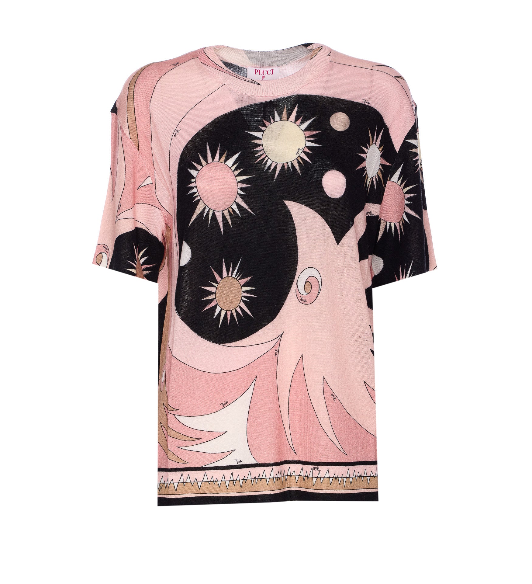 Emilio Pucci T-Shirts And Polos Pink Wool