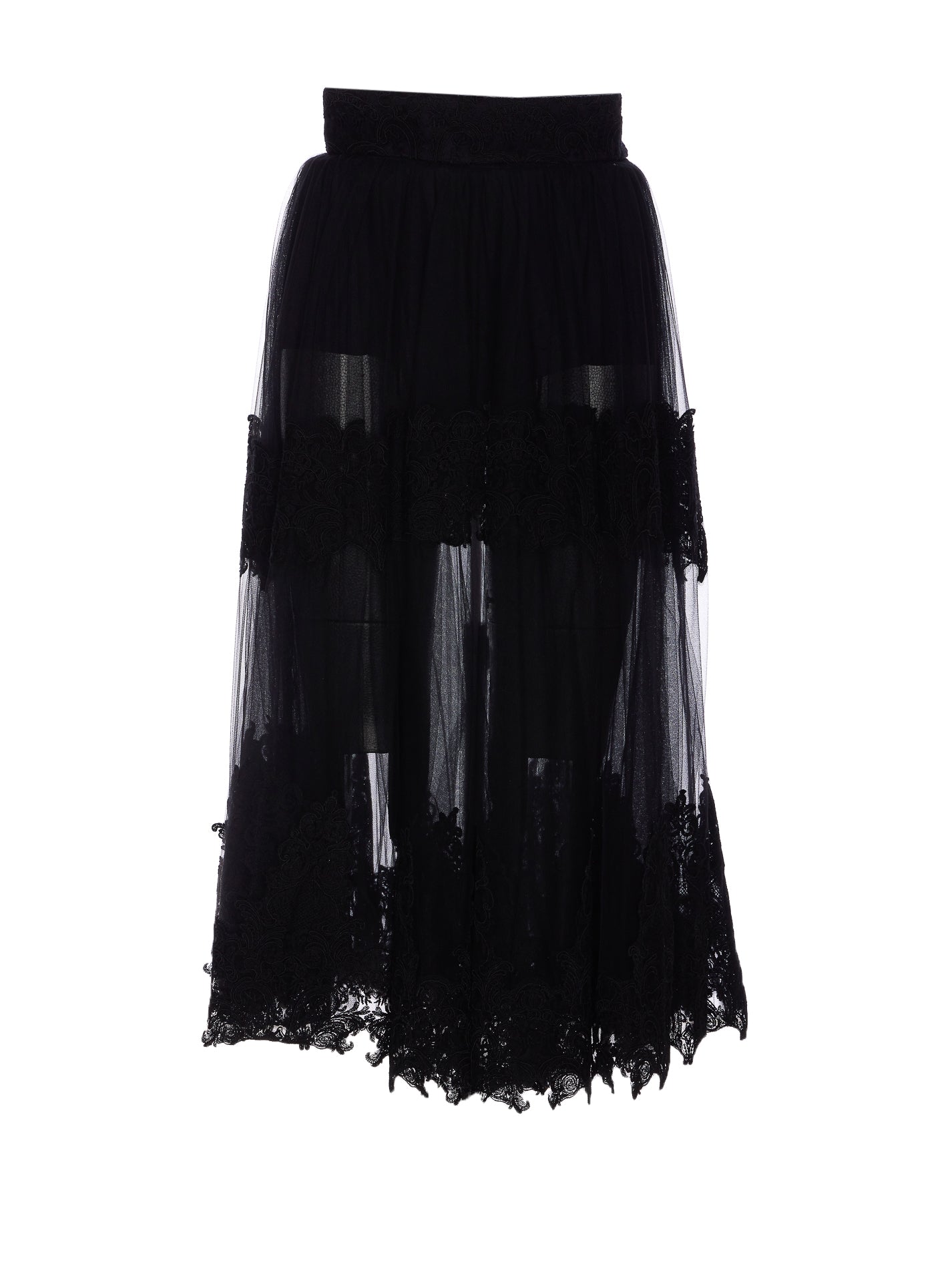 Elisabetta Franchi Skirts Black Polyamide