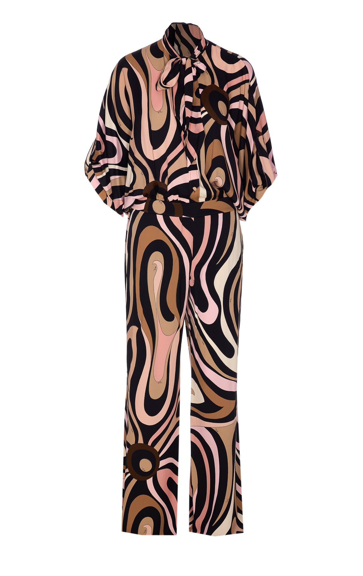 Emilio Pucci Trousers Black Viscose