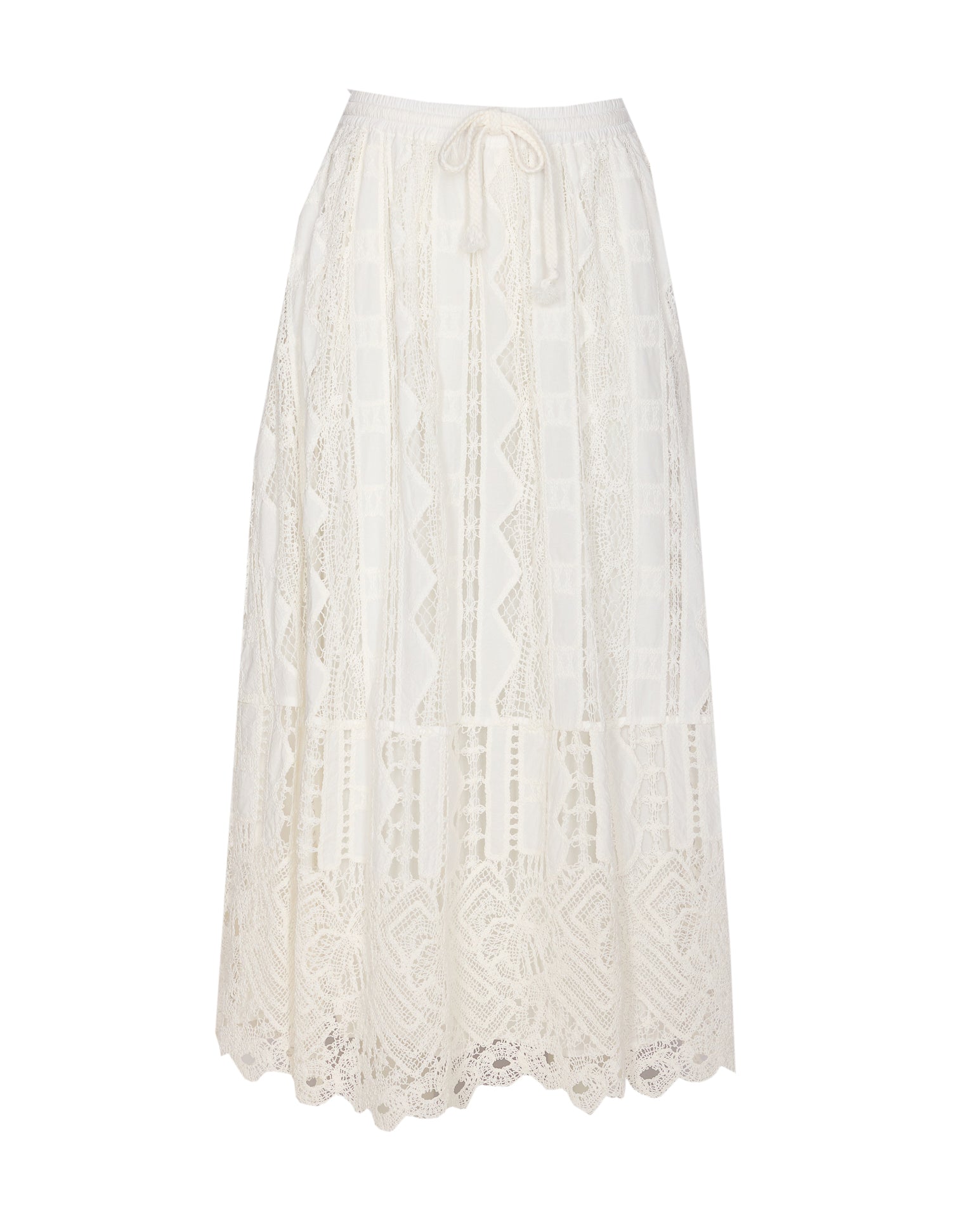 Pinko Skirts White Cotton