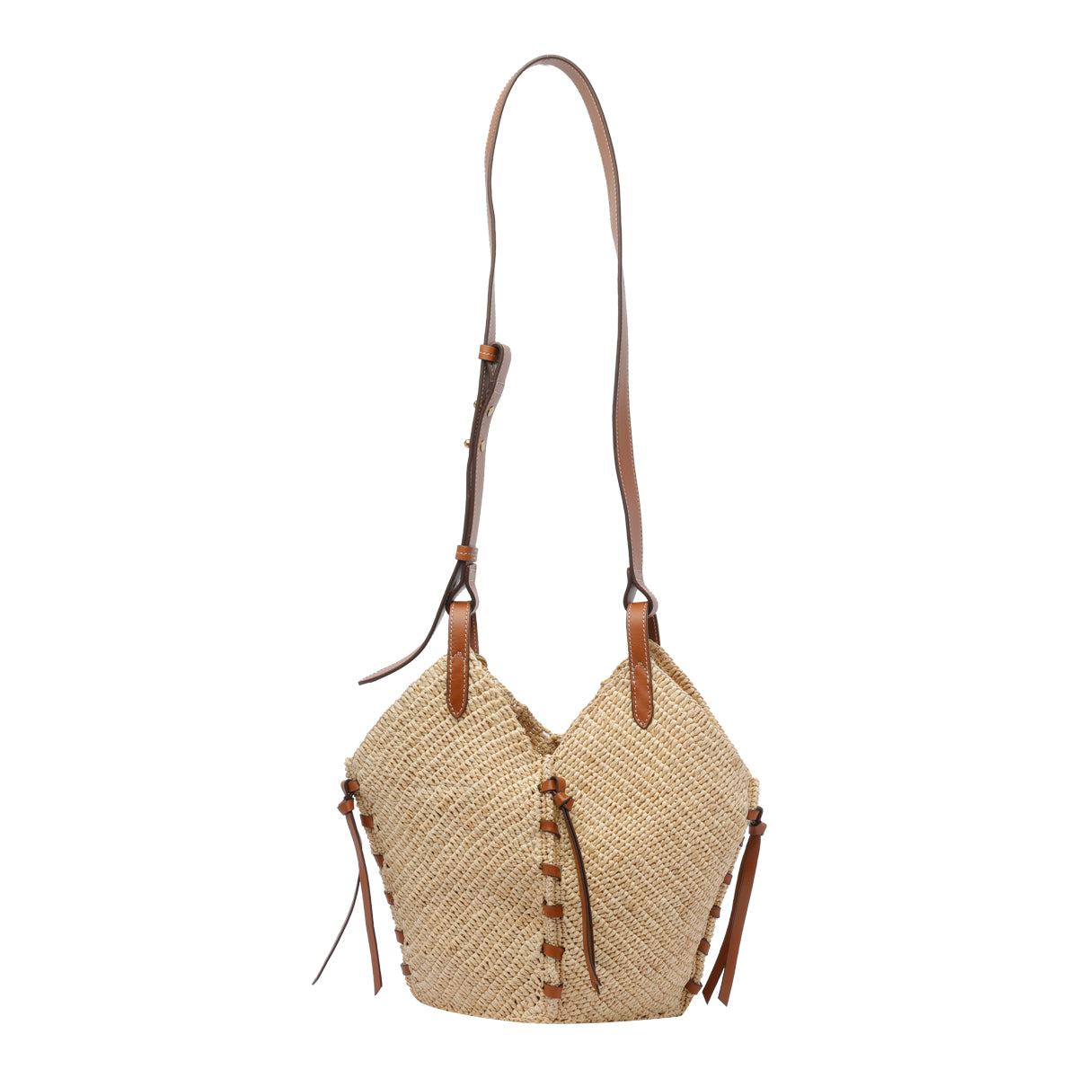 Isabel Marant Bags Beige Raffia Leather Trim
