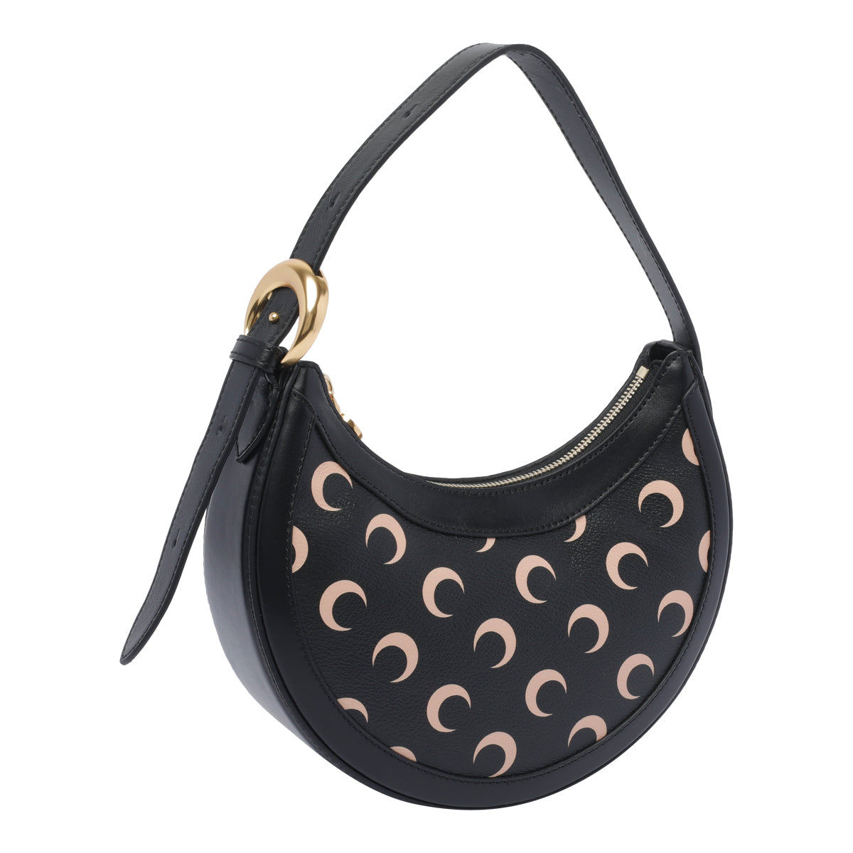 Marine Serre Bags Black Polyurethane Polyester Cotton