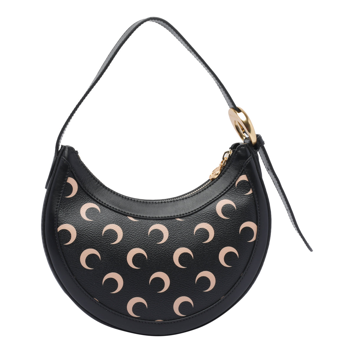 Marine Serre Bags Black Polyurethane Polyester Cotton