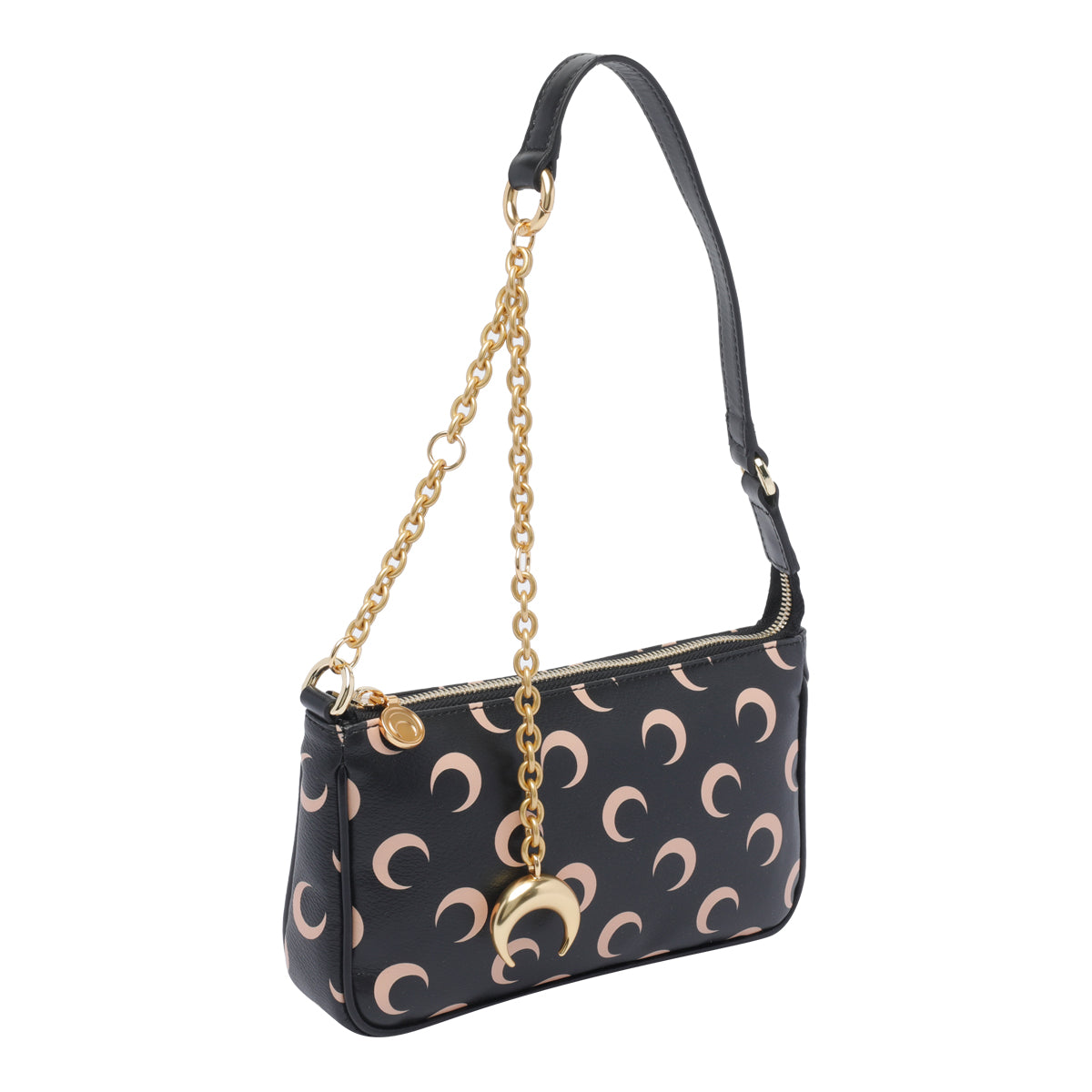 Marine Serre Bags Black Polyurethane Polyester Cotton