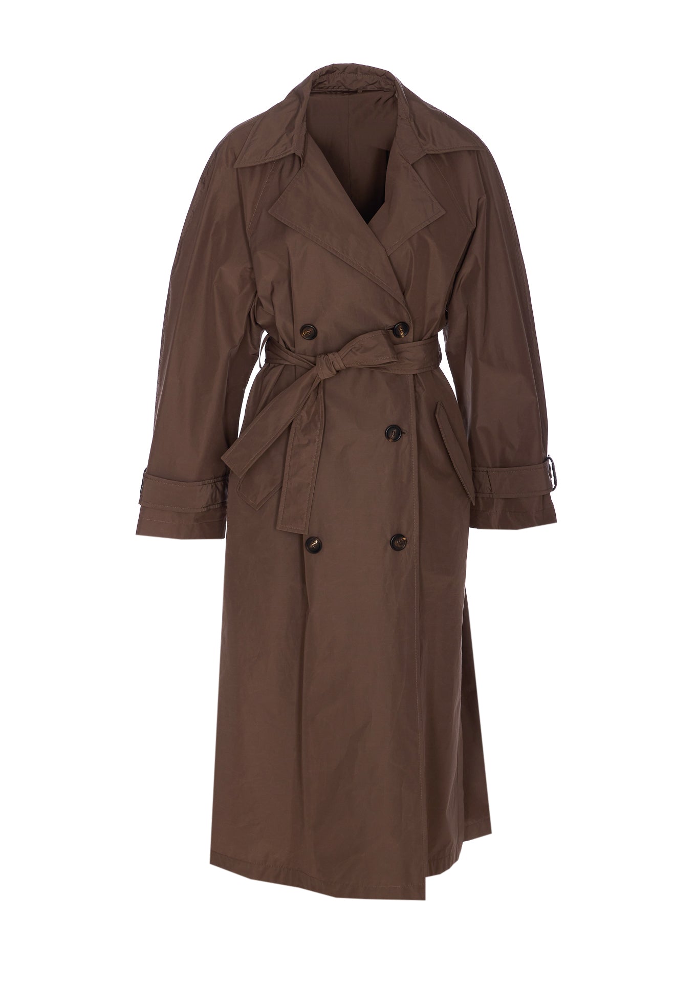 Brunello Cucinelli Coats Brown Polyester