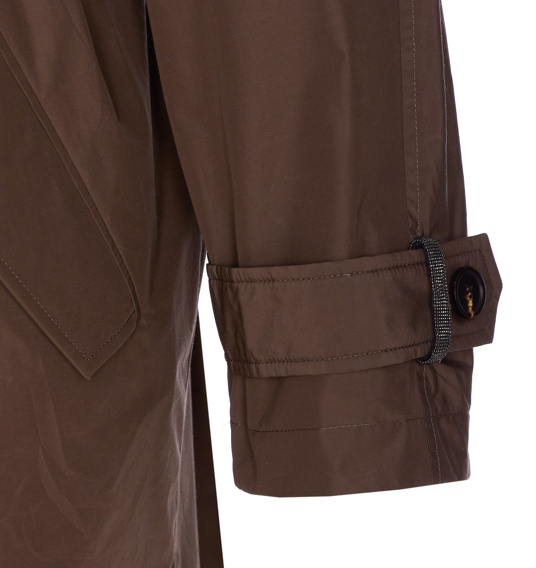 Brunello Cucinelli Coats Brown Polyester