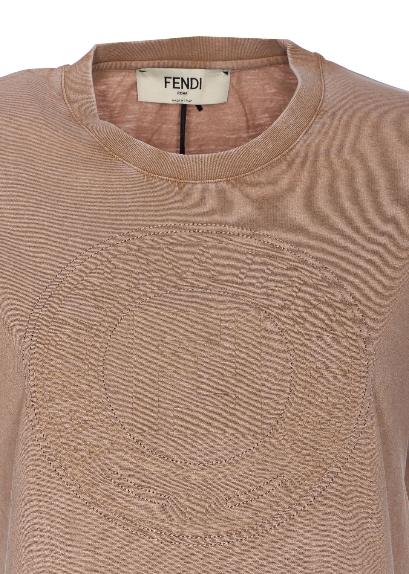 Fendi Top Beige Cotton
