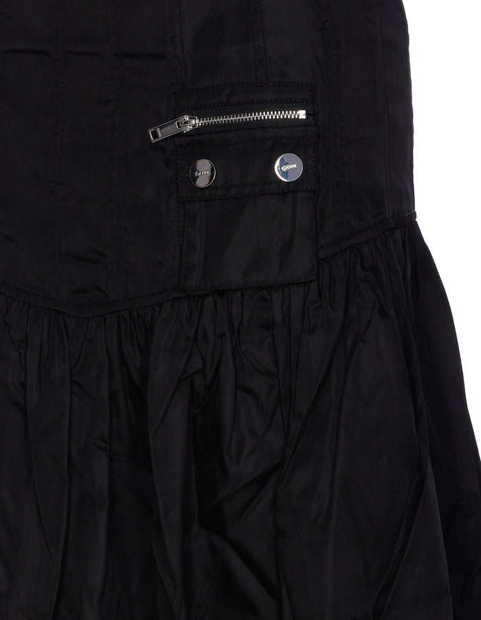 Ganni Skirts Black Recycled Polyamide