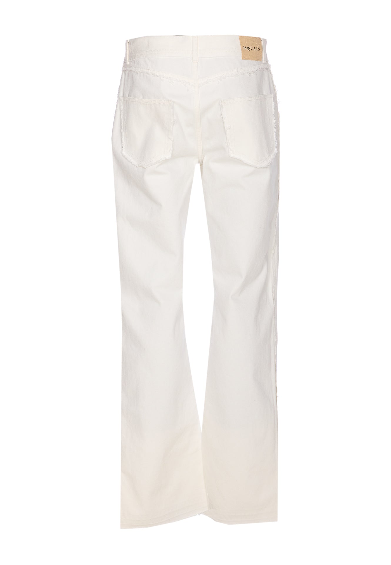 Alexander Mcqueen Jeans White Cotton