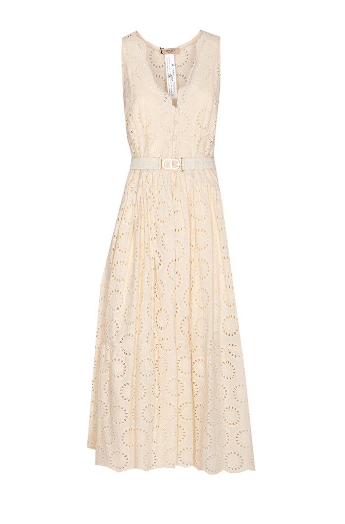 Twin-Set Dresses White Cotton