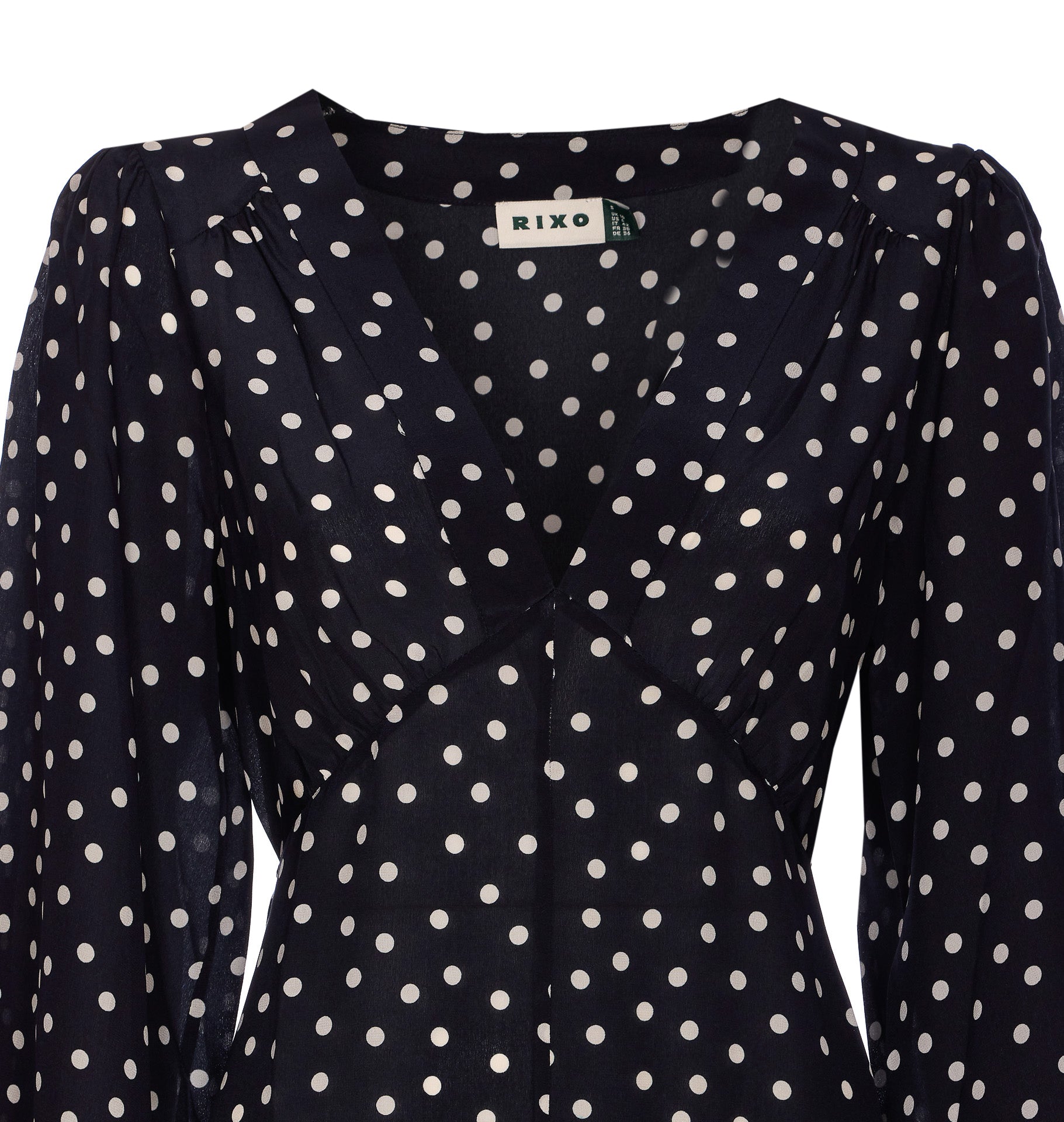 Rixo Dresses Blue Silk