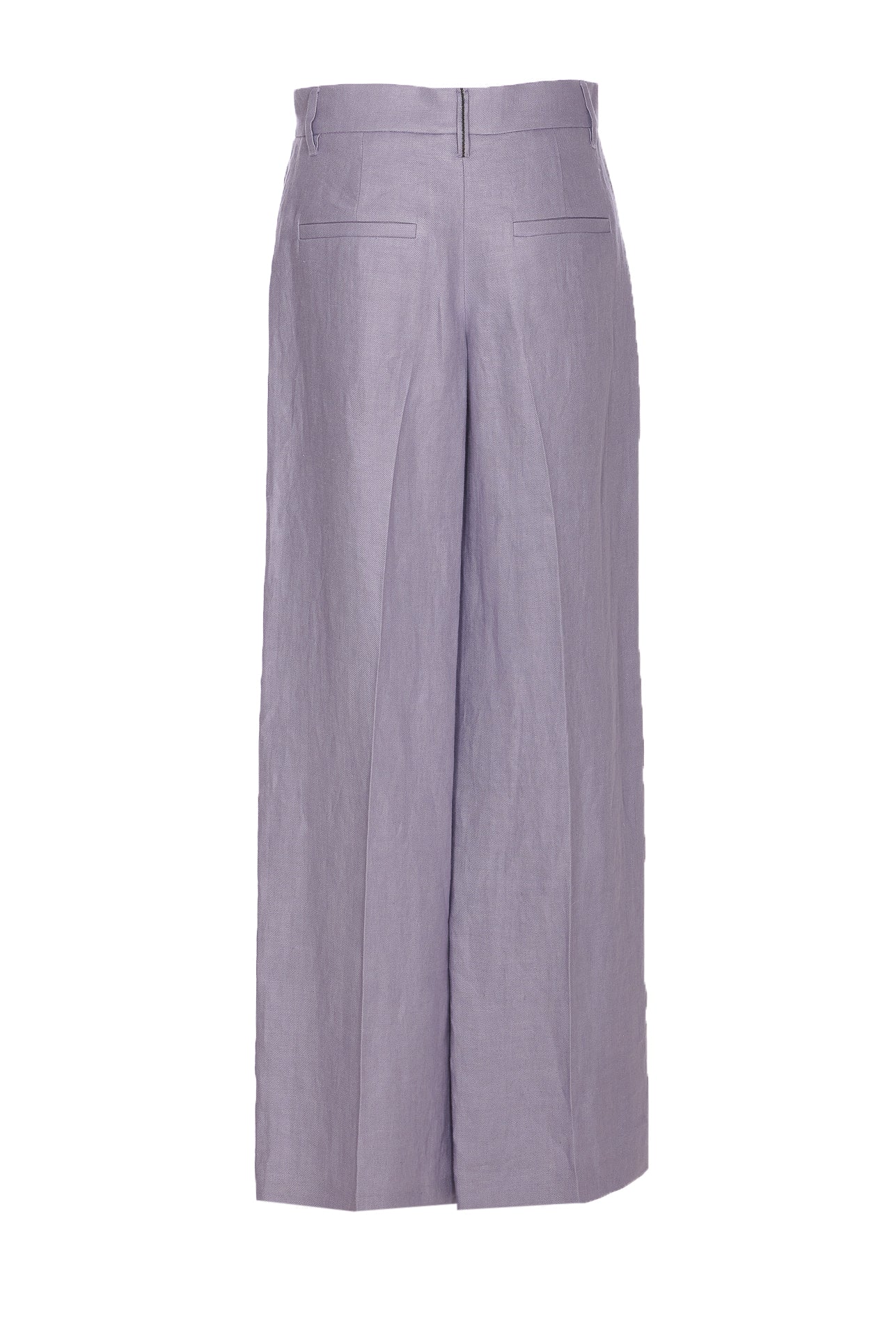 Brunello Cucinelli Trousers Purple Canapa