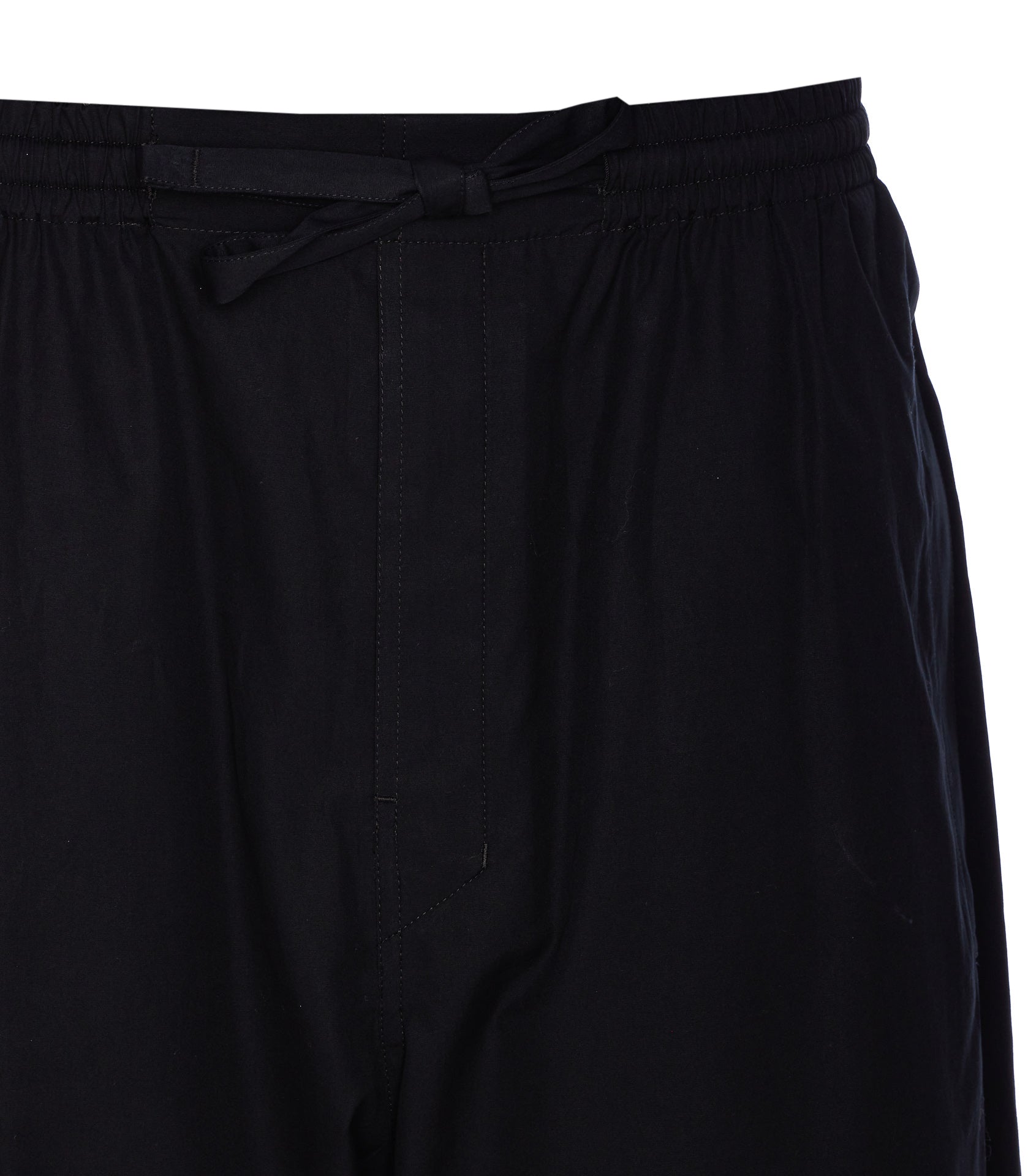 Lemaire Trousers Black Cotton