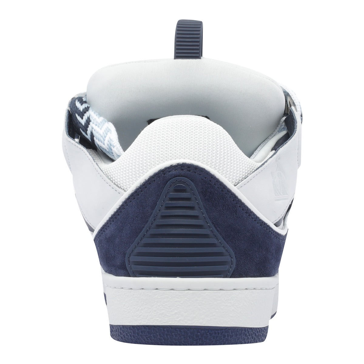 Lanvin Sneakers Blue Calf Leather/rubber Sole