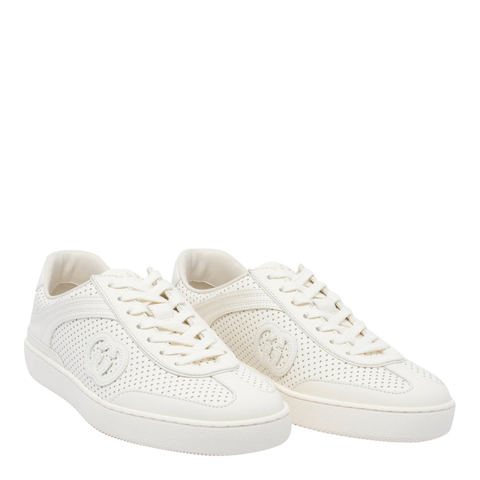 Gucci Sneakers White Calf Leather/rubber Sole