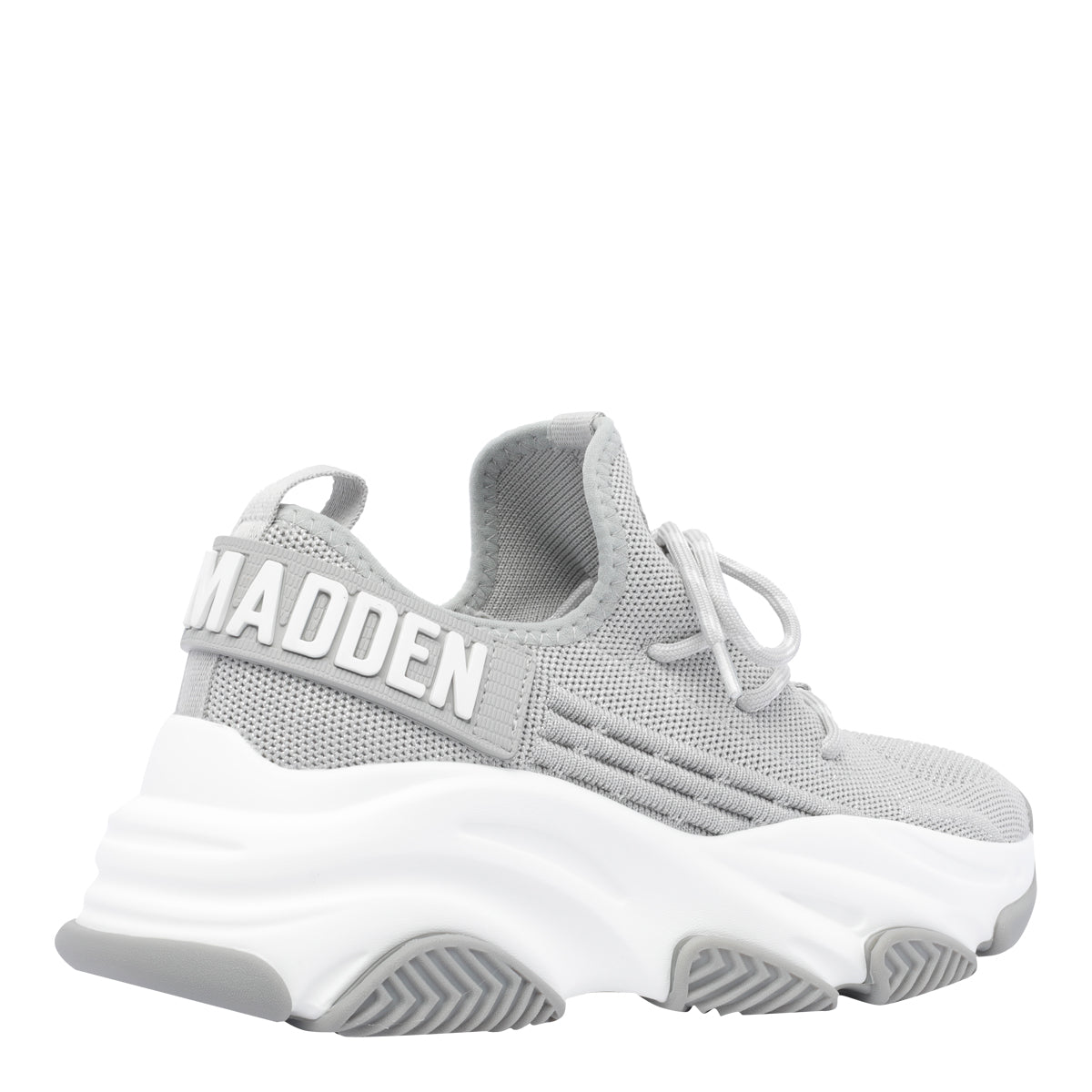 Steve Madden Sneakers Silver Fabric/rubber Sole