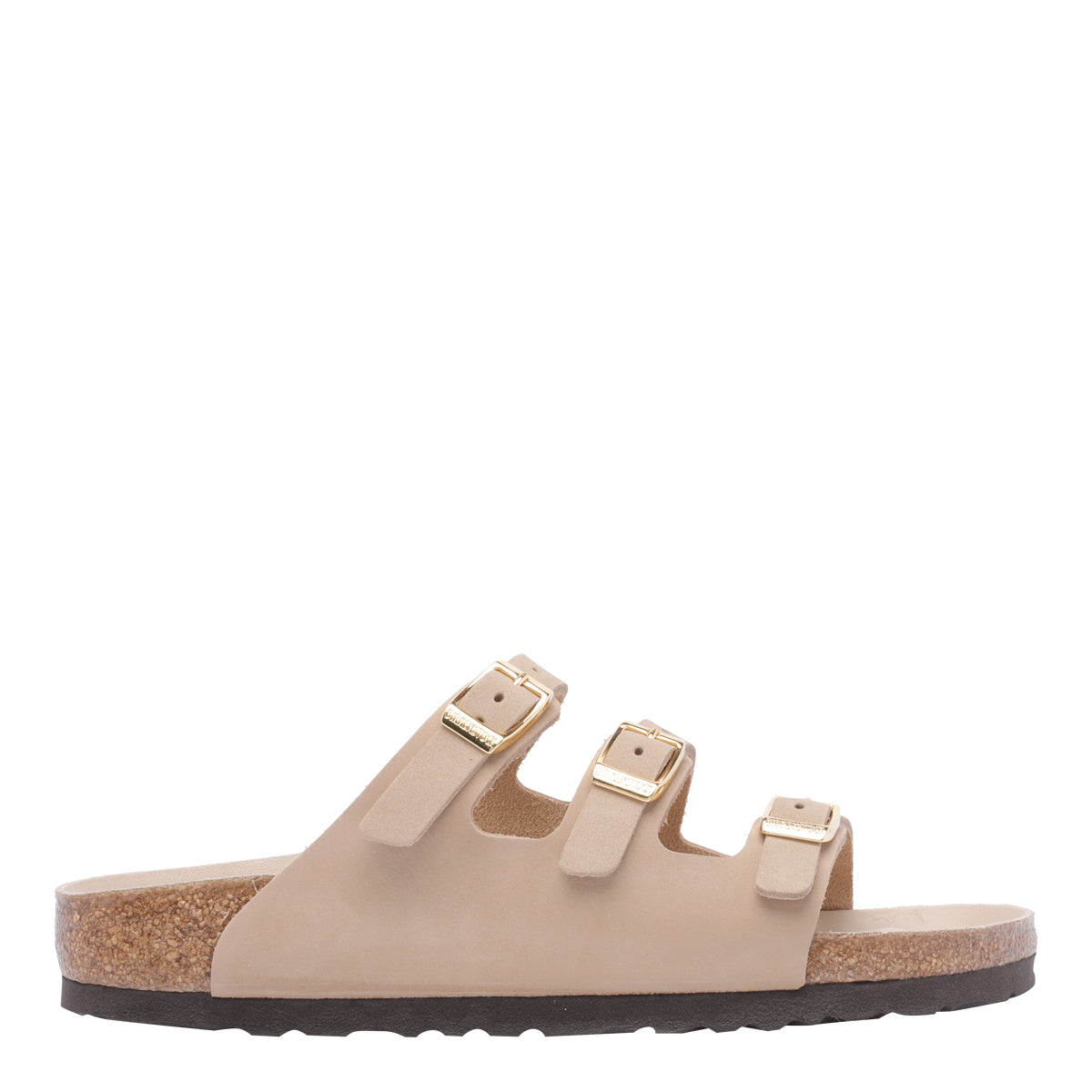 Birkenstock Sandals Beige Suede Leather/rubber Sole