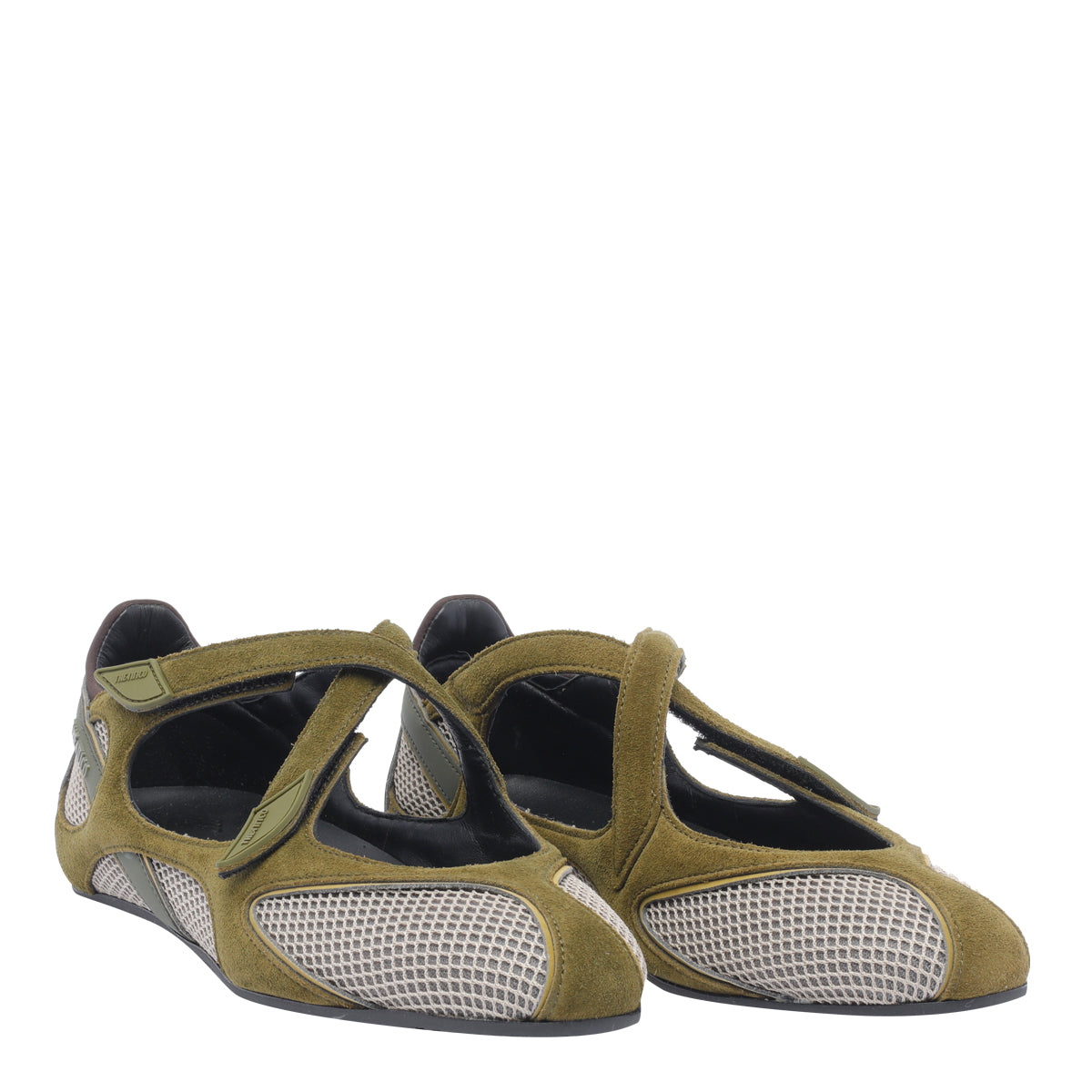 The Attico Flat Shoes Green